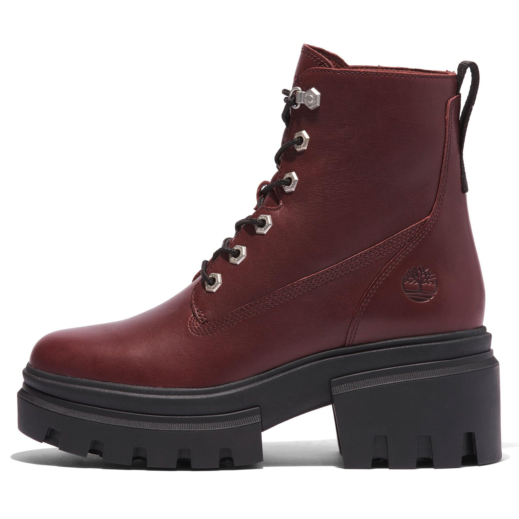 Timberland Боти Everleigh Boot 6In Laceup TB0A41U6C601 Бордо - Pepit.bg