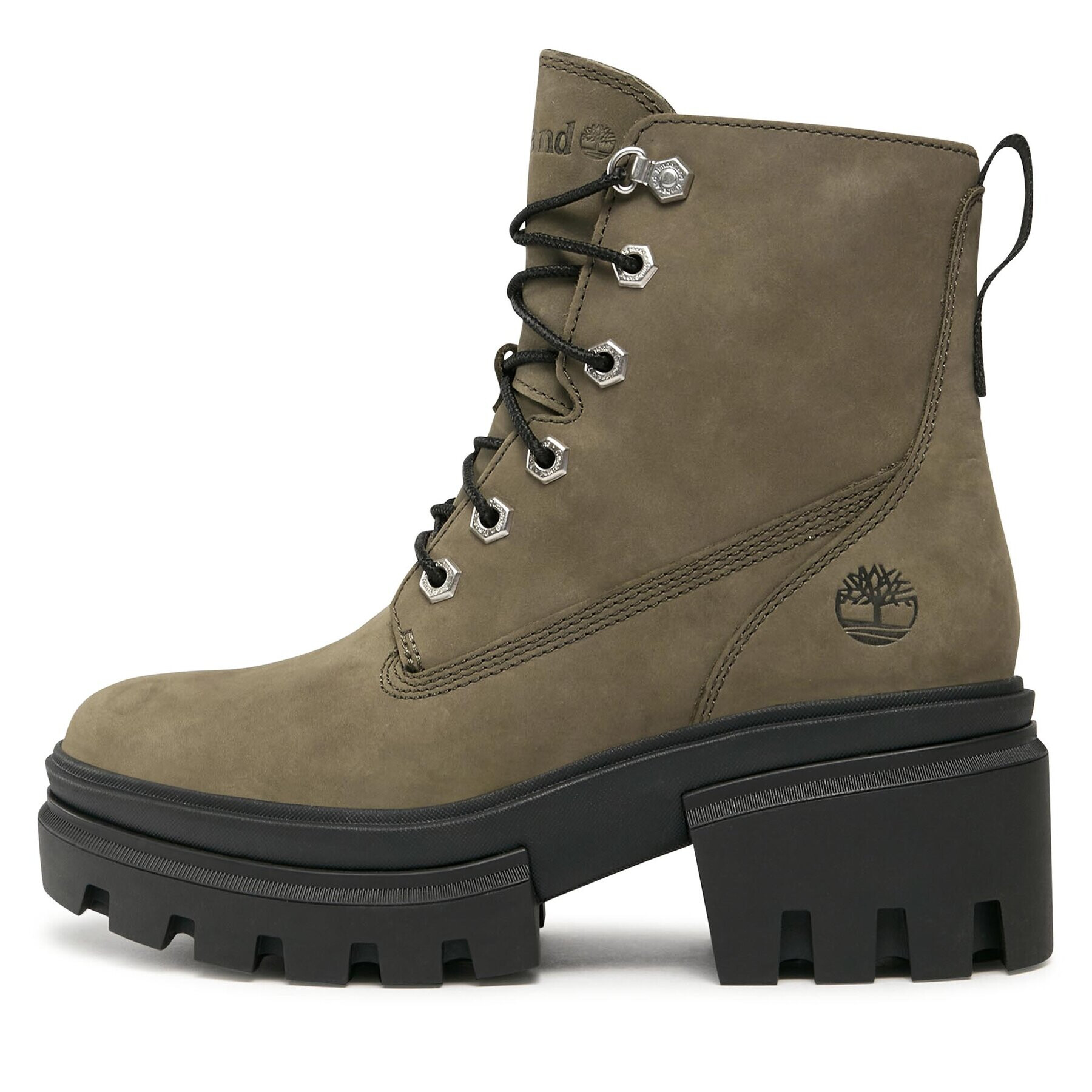 Timberland Боти Everleigh Boot 6In Laceup TB0A5Z689911 Зелен - Pepit.bg