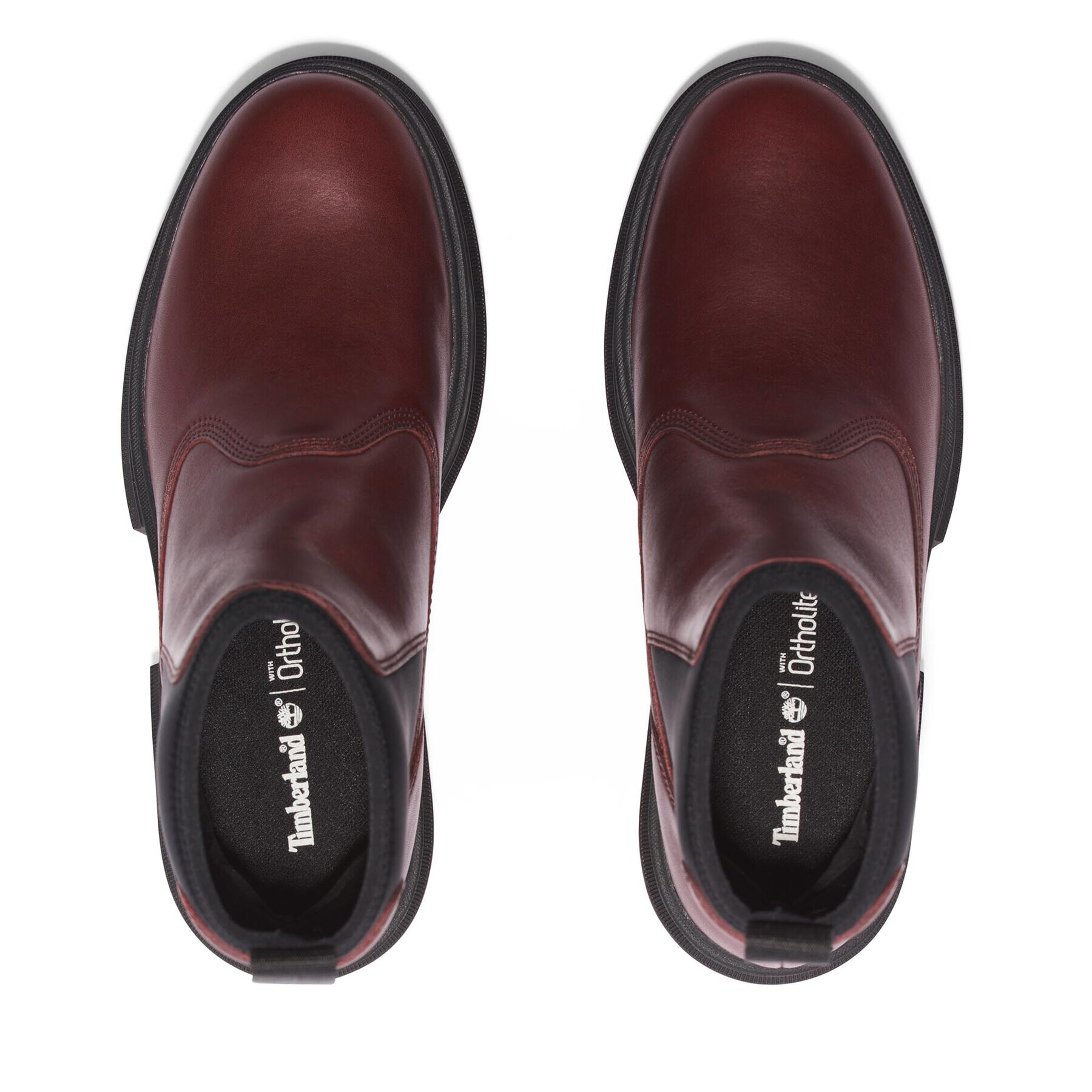 Timberland Боти Everleigh Boot Chelsea TB0A5YJ8C601 Бордо - Pepit.bg