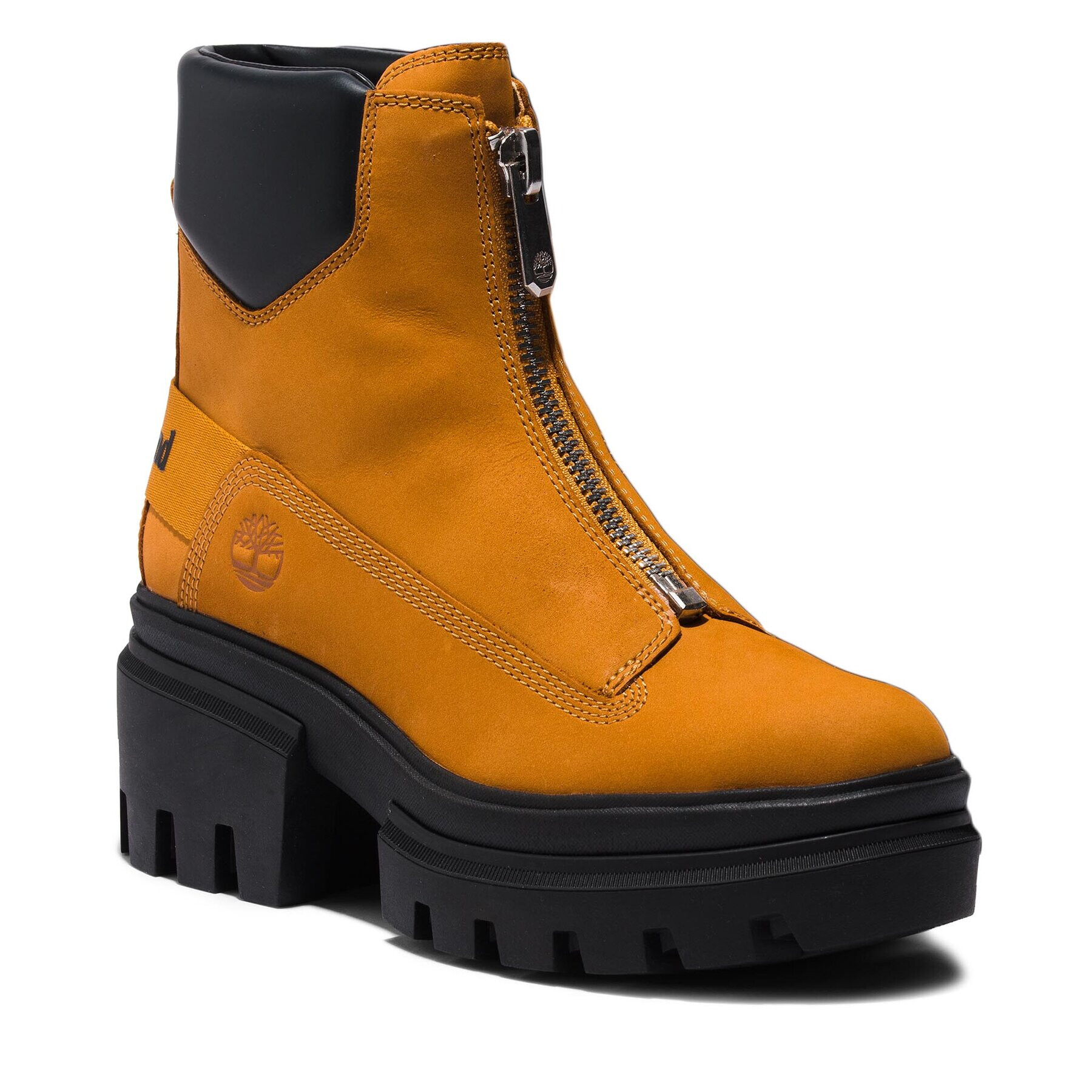 Timberland Боти Everleigh Boot Front Zip TB0A5YHM2311 Кафяв - Pepit.bg
