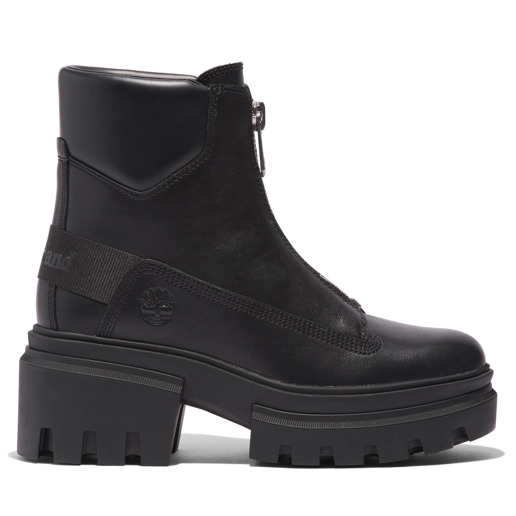 Timberland Боти Everleigh Boot Front Zip TB0A5YJV0151 Черен - Pepit.bg