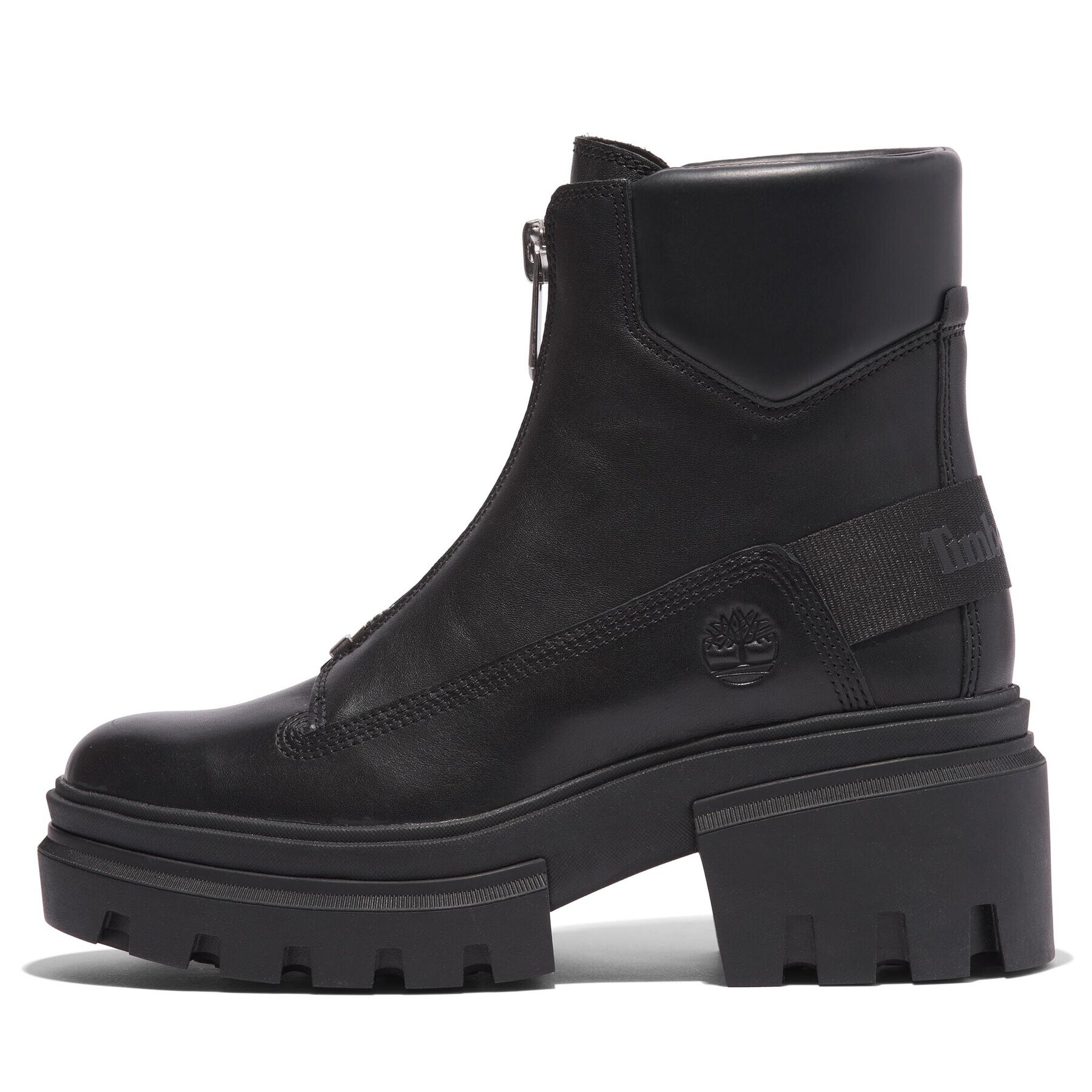Timberland Боти Everleigh Boot Front Zip TB0A5YJV0151 Черен - Pepit.bg