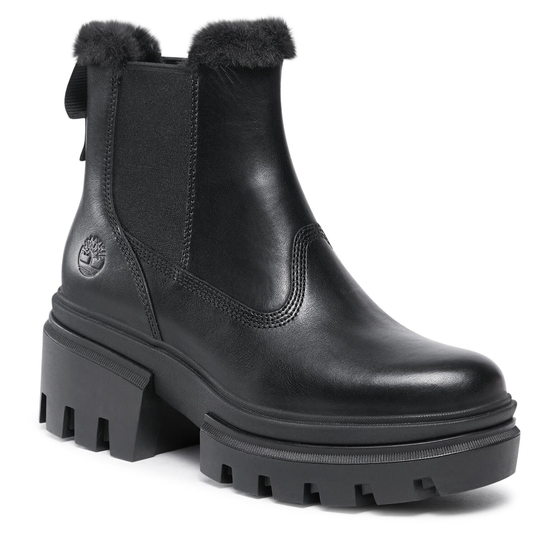 Timberland Боти Everleigh Bt Wrm Ln Chls TB0A5ZNV0151 Черен - Pepit.bg
