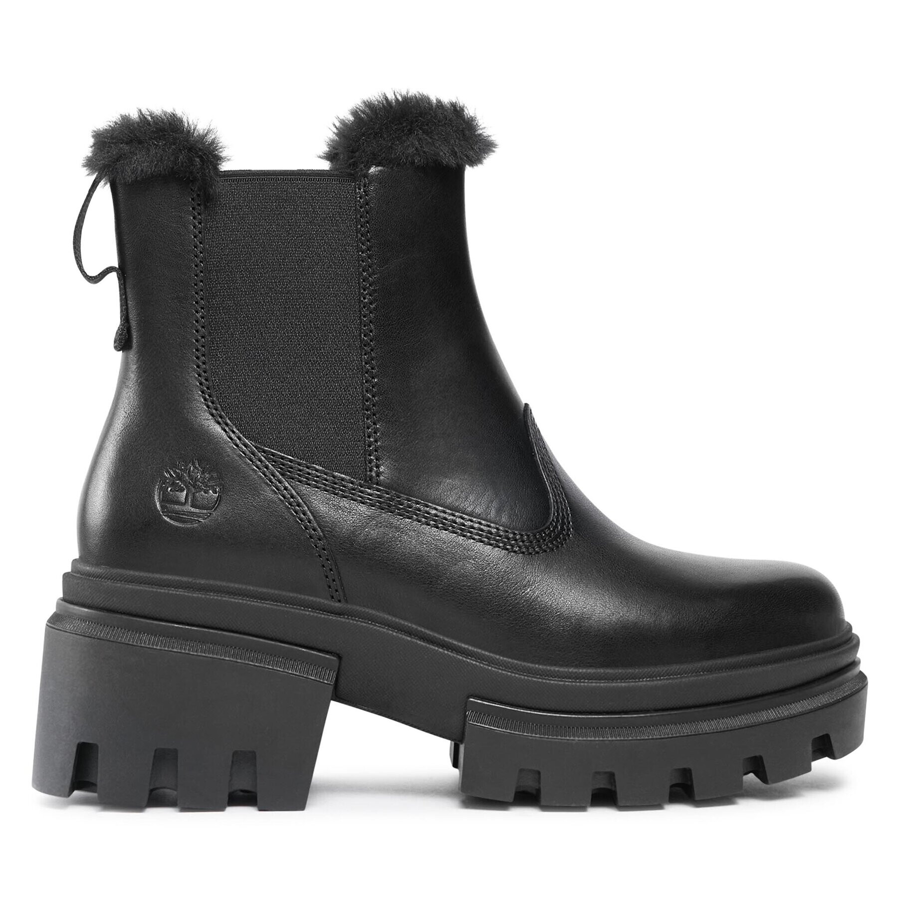 Timberland Боти Everleigh Bt Wrm Ln Chls TB0A5ZNV0151 Черен - Pepit.bg