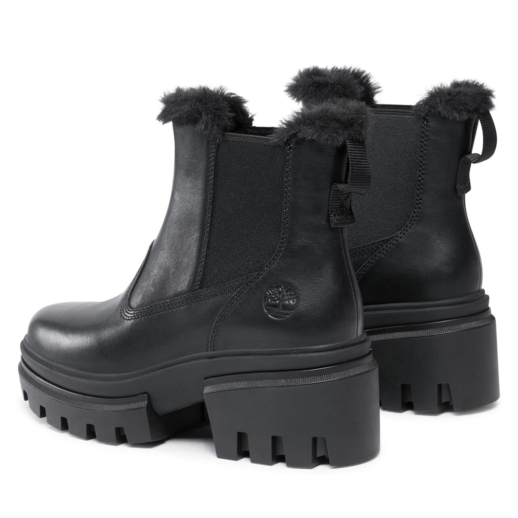 Timberland Боти Everleigh Bt Wrm Ln Chls TB0A5ZNV0151 Черен - Pepit.bg