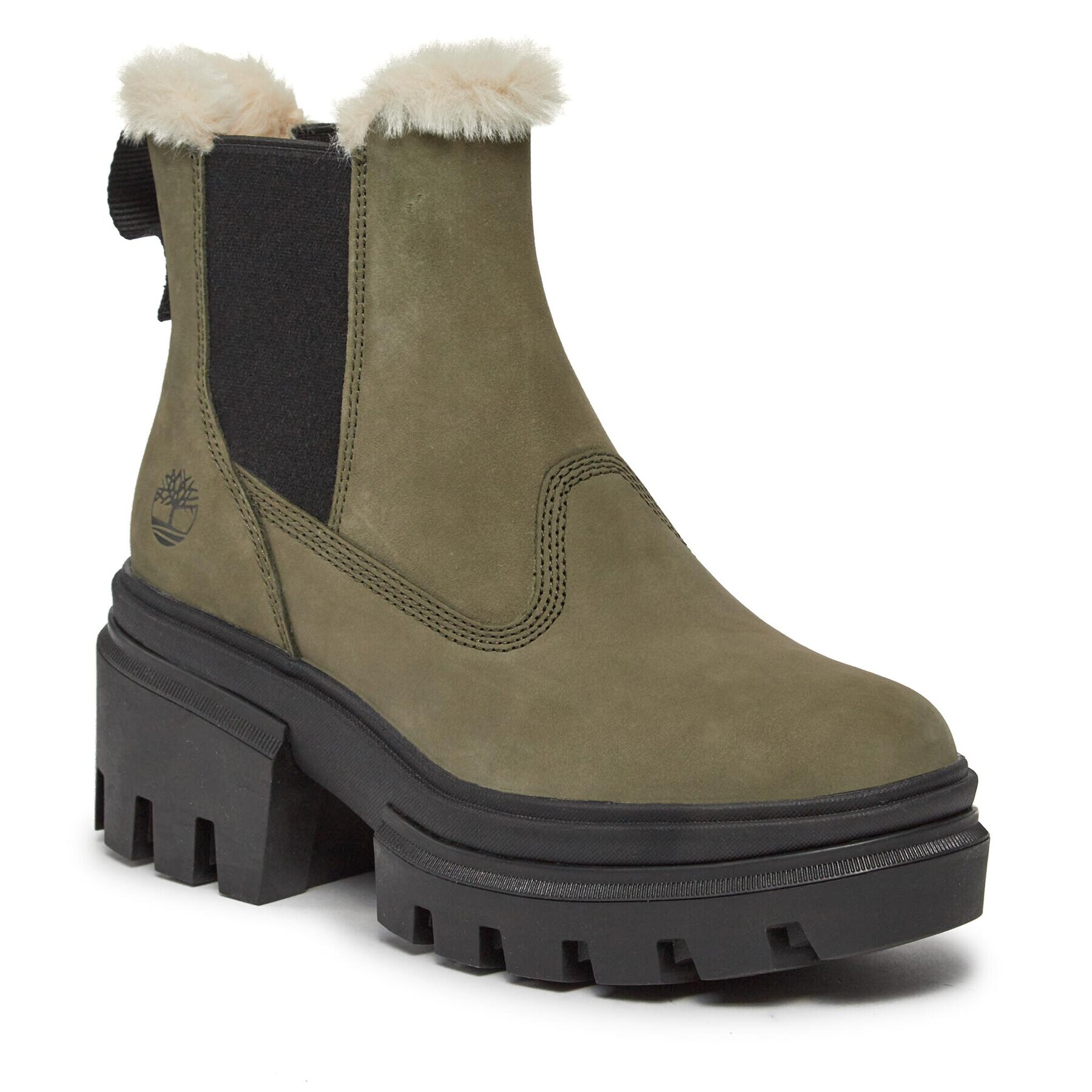 Timberland Боти Everleigh Bt Wrm Ln Chls TB0A5ZPG9911 Зелен - Pepit.bg