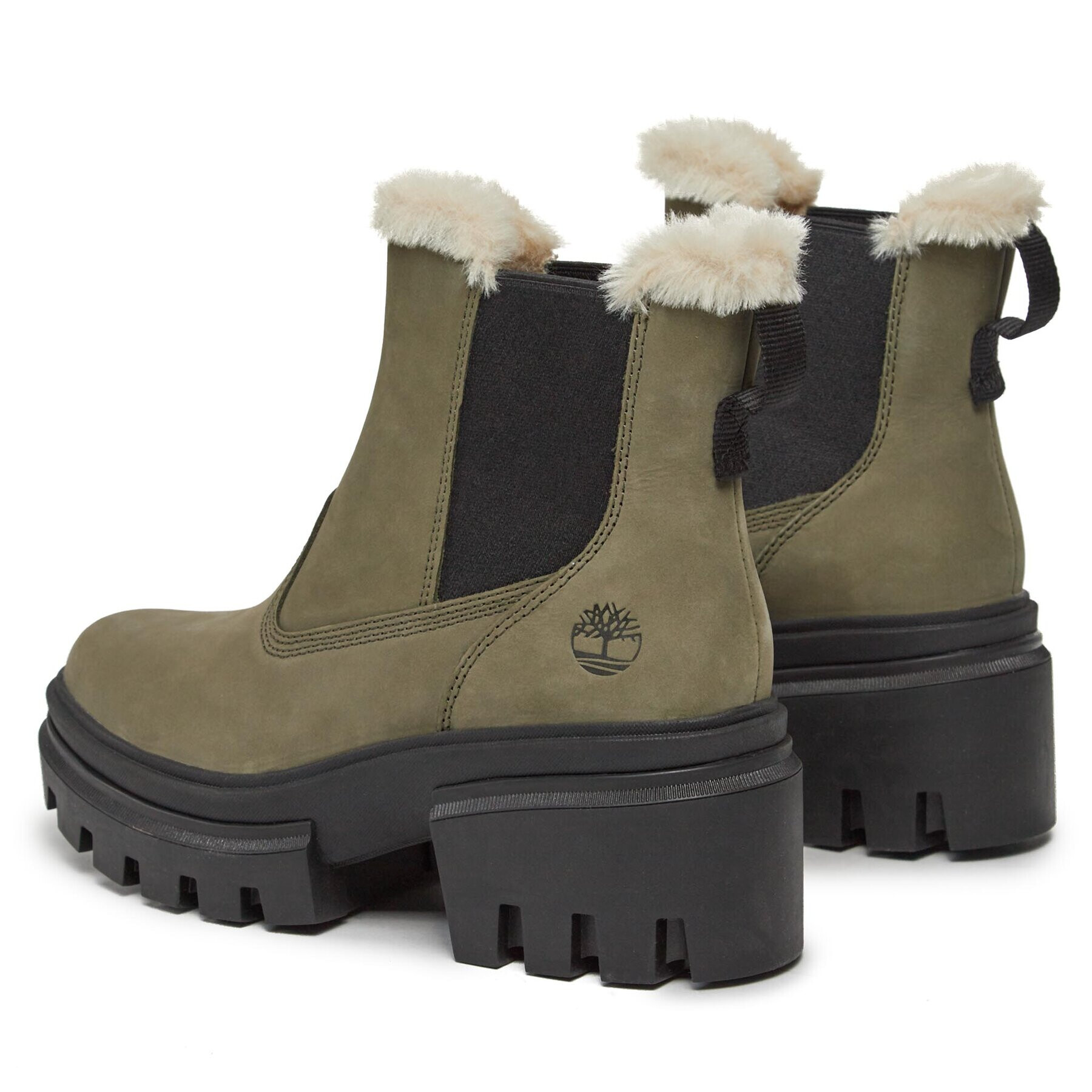 Timberland Боти Everleigh Bt Wrm Ln Chls TB0A5ZPG9911 Зелен - Pepit.bg