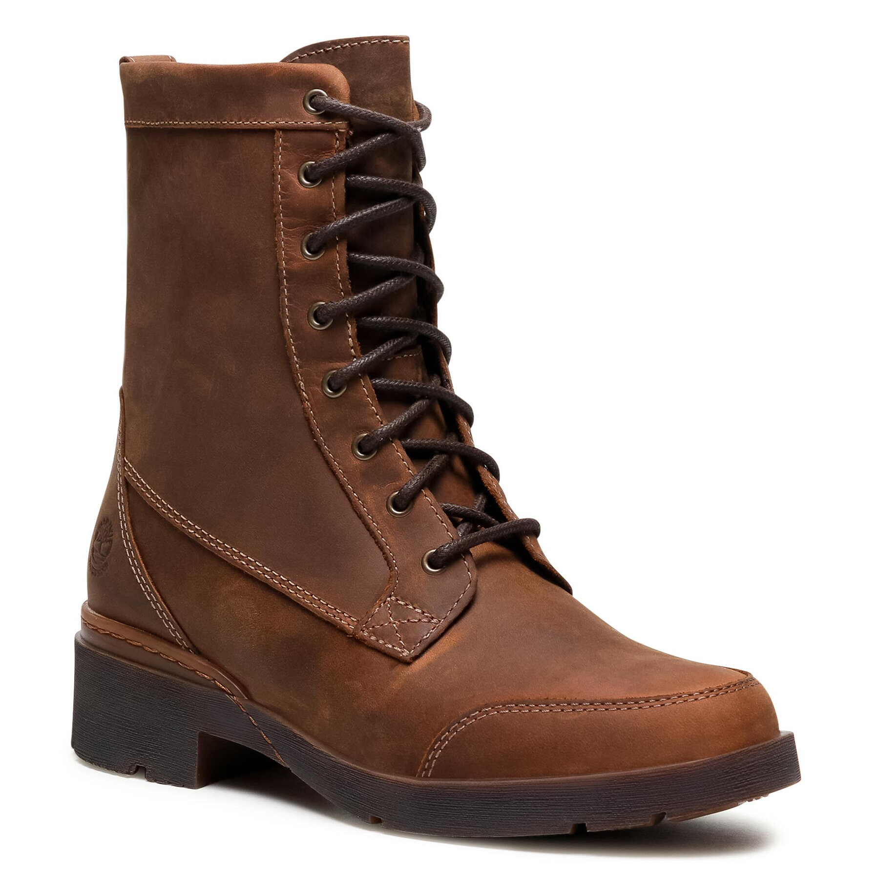 Timberland Боти Graceyn Mid Lace Up Wp TB0A2F8EF13 Кафяв - Pepit.bg