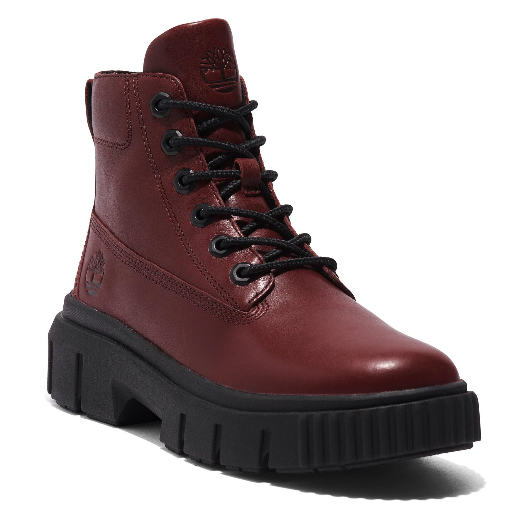 Timberland Боти Greyfield Leather Boot TB0A5PW9C601 Бордо - Pepit.bg