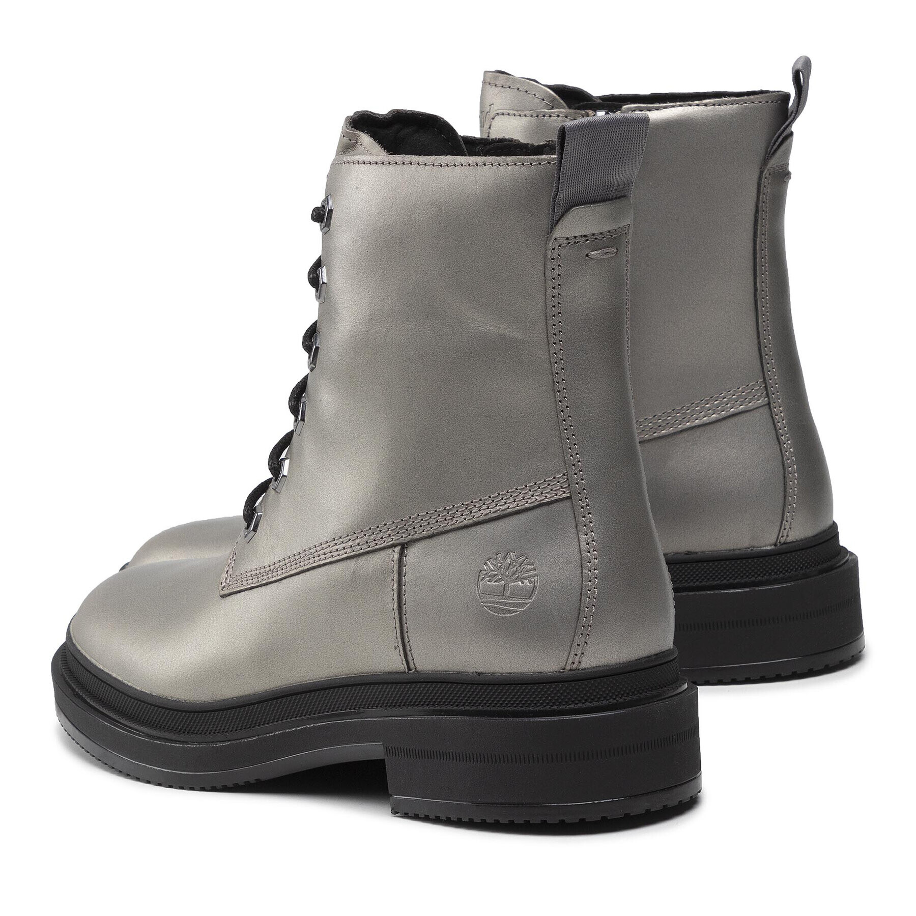Timberland Боти Lisbon Lane Boot TB0A257VX691 Сив - Pepit.bg