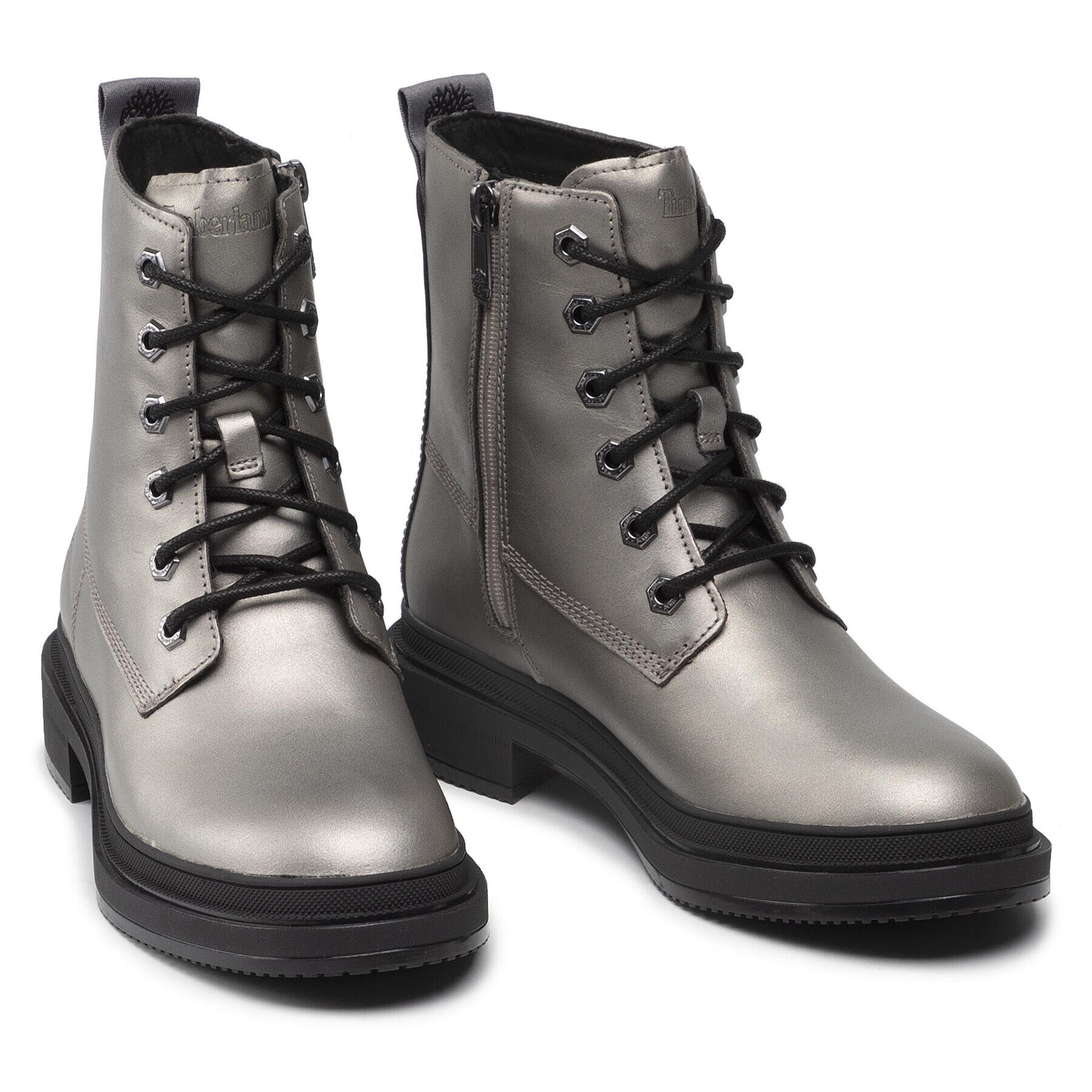 Timberland Боти Lisbon Lane Boot TB0A257VX691 Сив - Pepit.bg