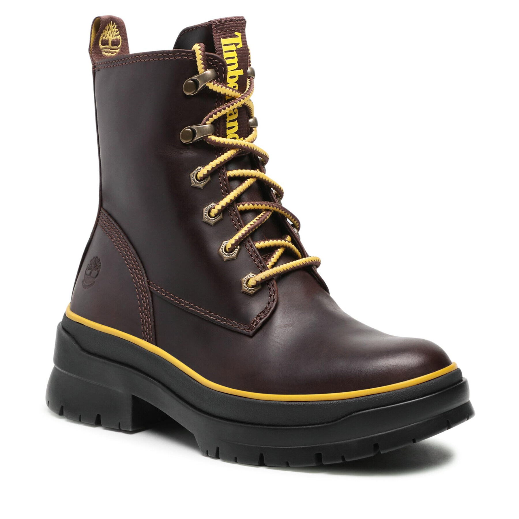 Timberland Боти Malynn Mid Lace Ek+ Wp TB0A2D6W201 Кафяв - Pepit.bg