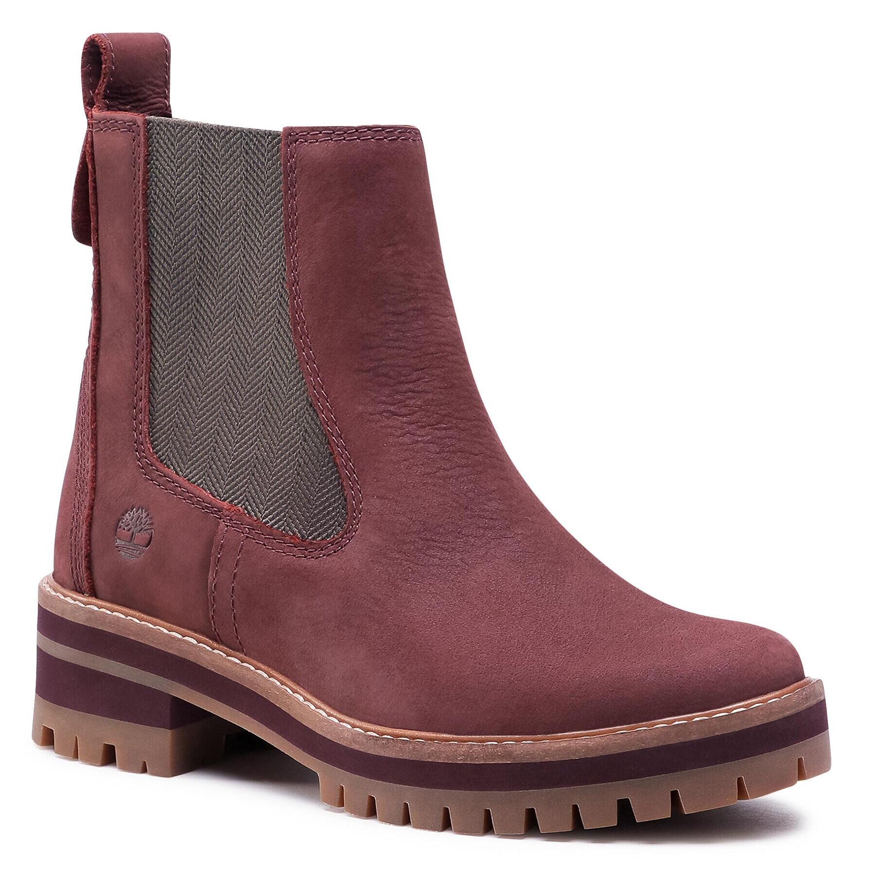 Timberland Боти тип челси Courmayeur Valley Chelsea TB0A2DSQC60 Бордо - Pepit.bg