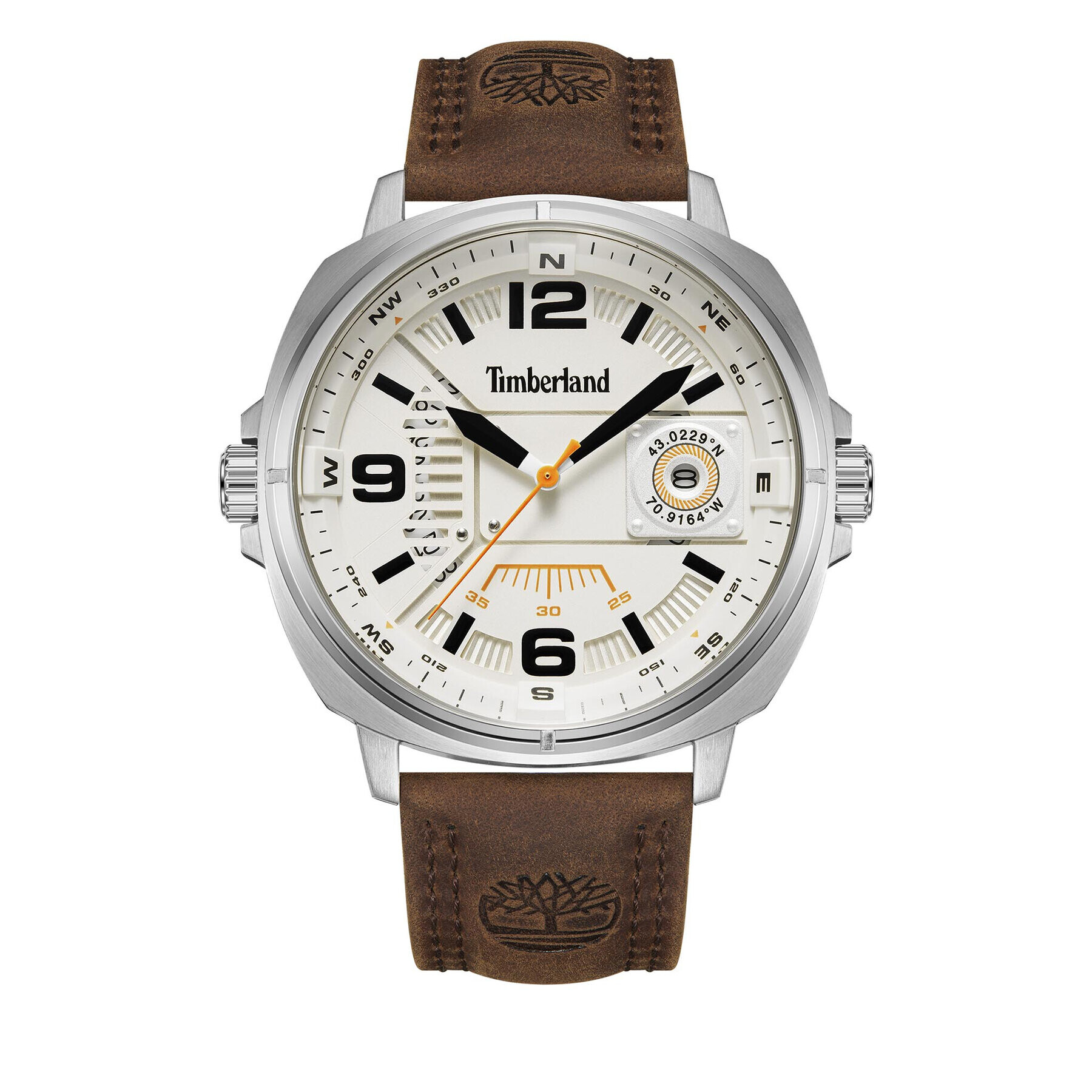 Timberland Часовник Breakheart TDWGB2201403 Кафяв - Pepit.bg