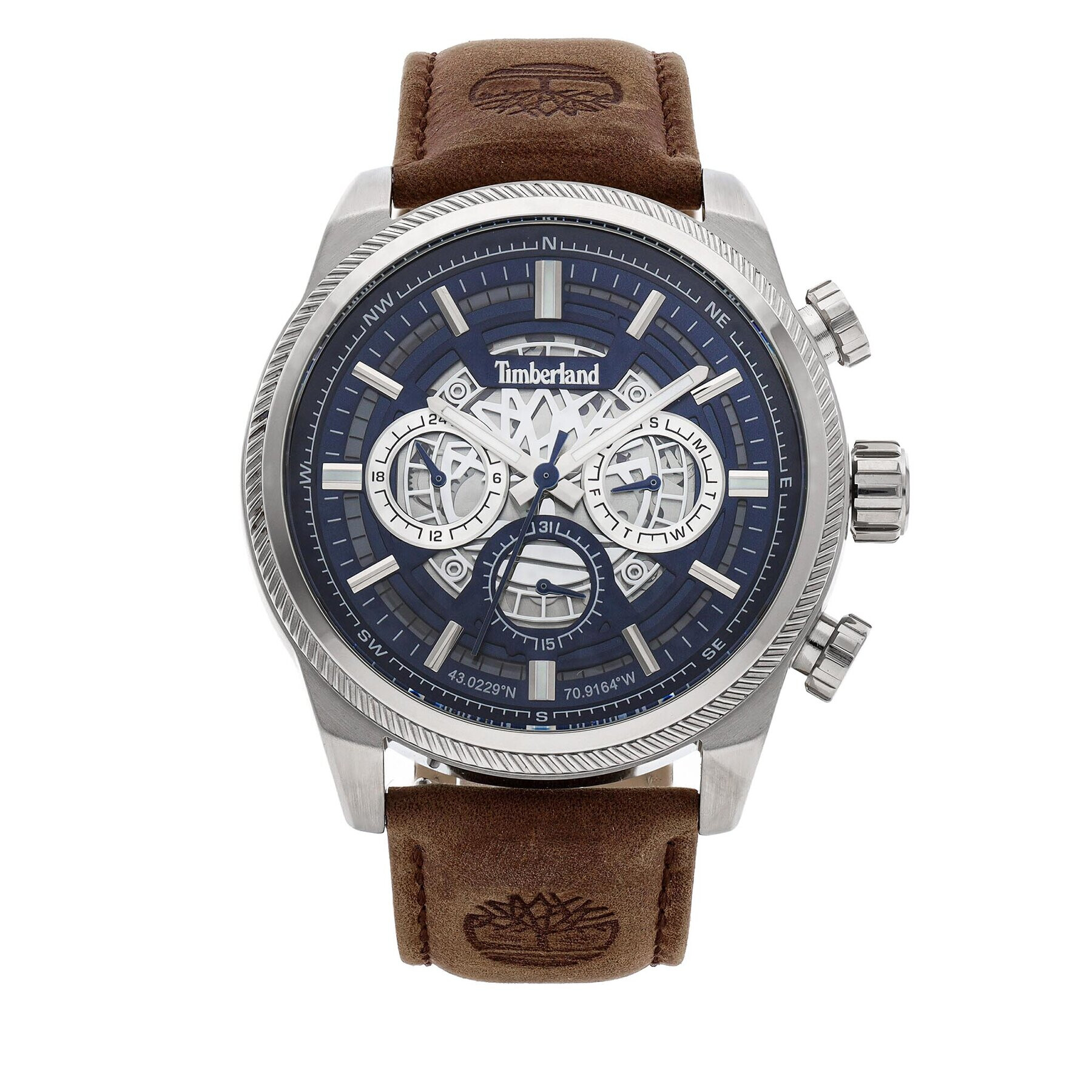 Timberland Часовник Hadlock TDWGF2200703 Кафяв - Pepit.bg