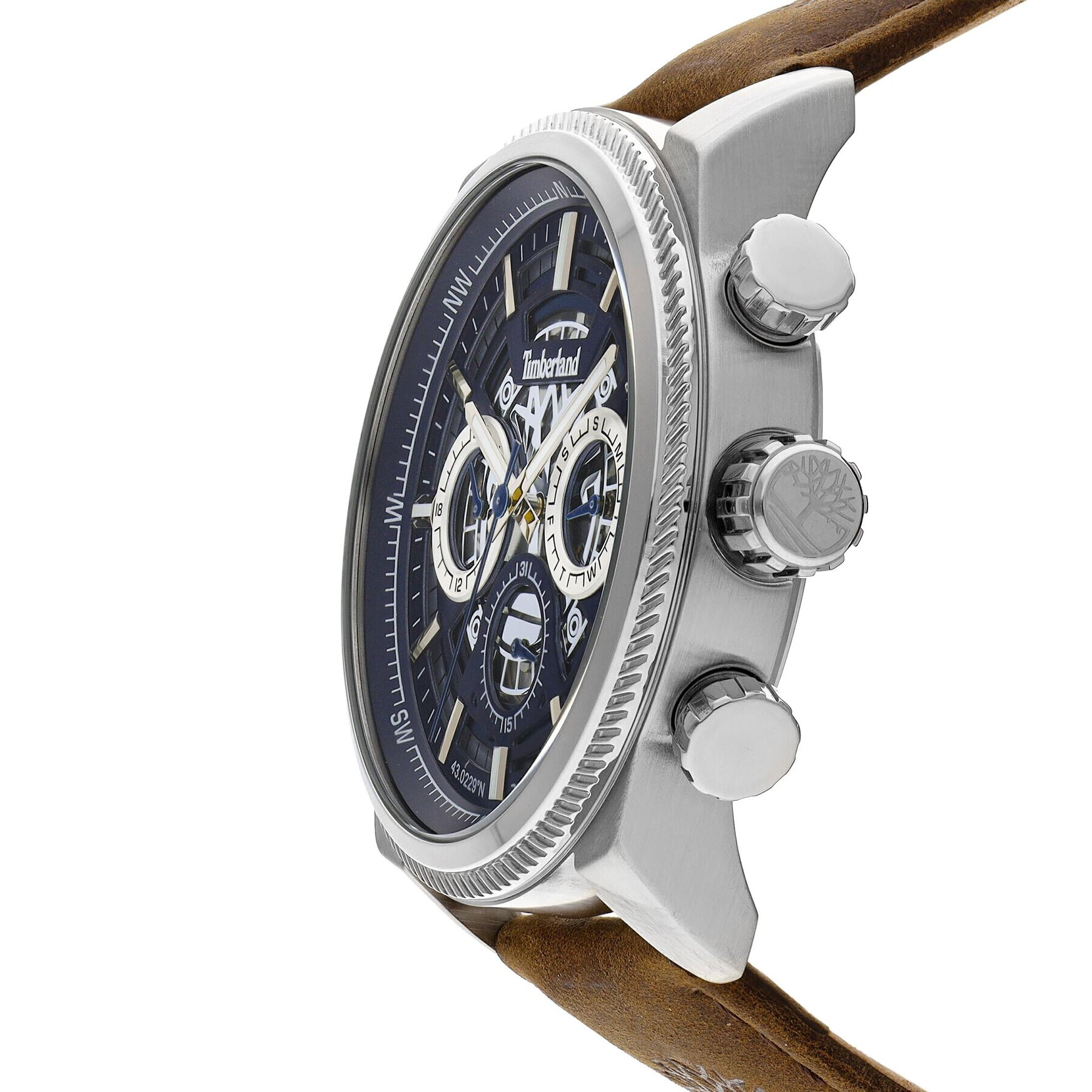 Timberland Часовник Hadlock TDWGF2200703 Кафяв - Pepit.bg