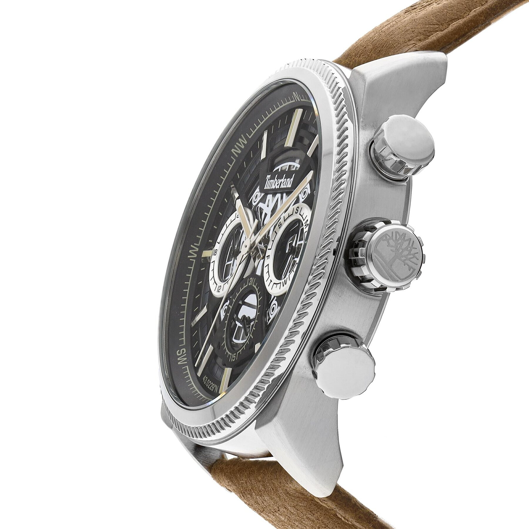 Timberland Часовник Hadlock TDWGF2200704 Кафяв - Pepit.bg