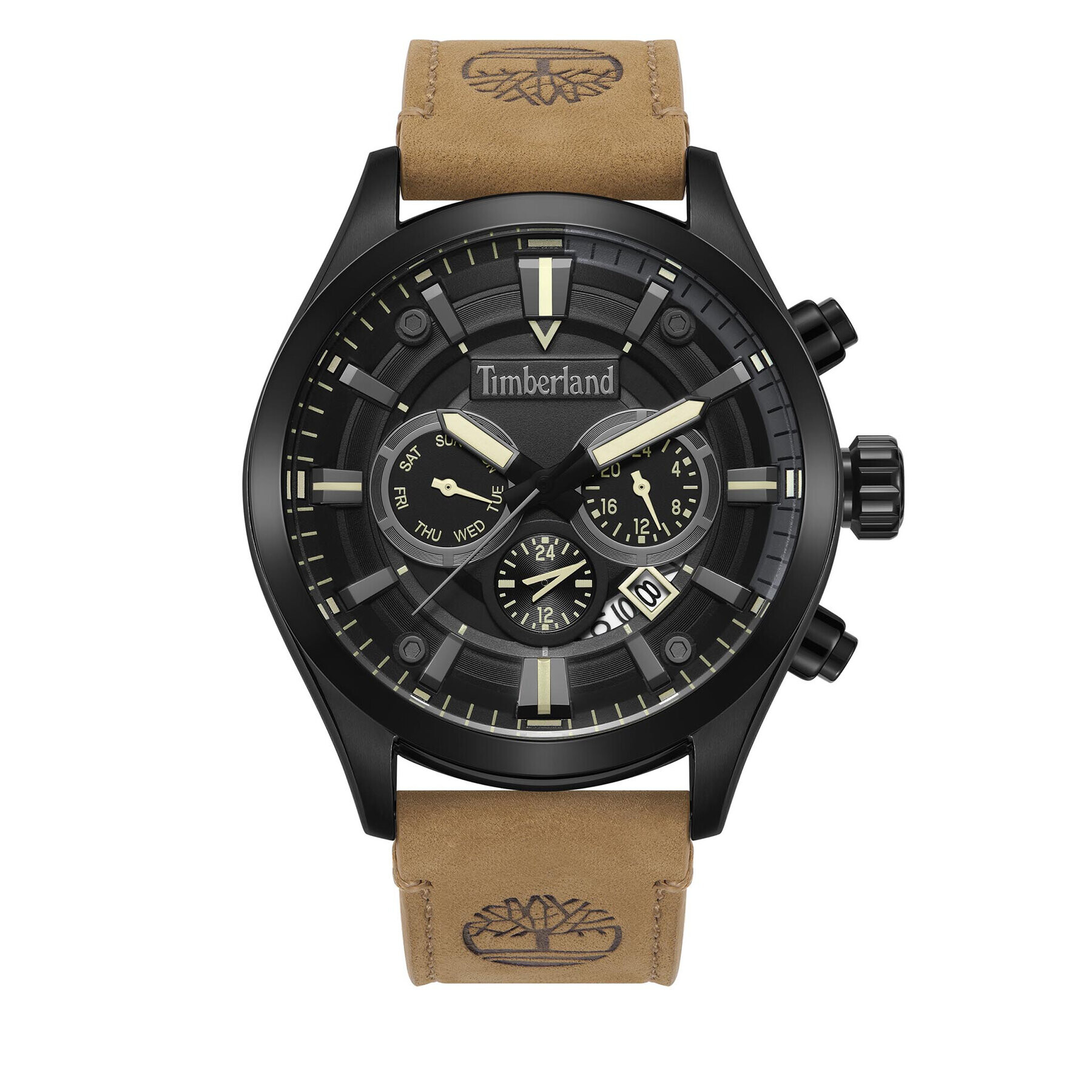 Timberland Часовник Tidemark TDWGF2132102 Кафяв - Pepit.bg