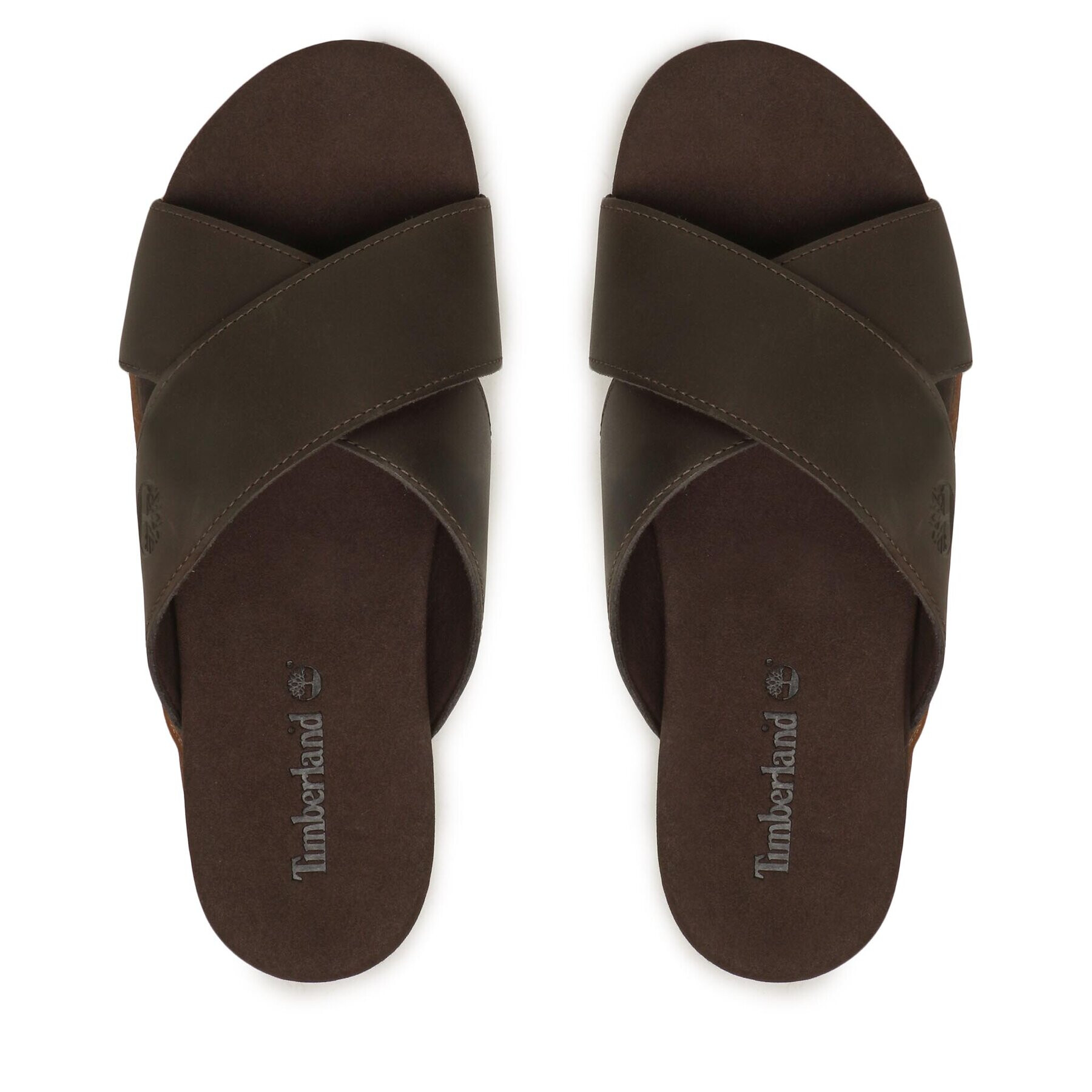 Timberland Чехли Seatonbay Crossstrapslide TB0A242D2001 Кафяв - Pepit.bg