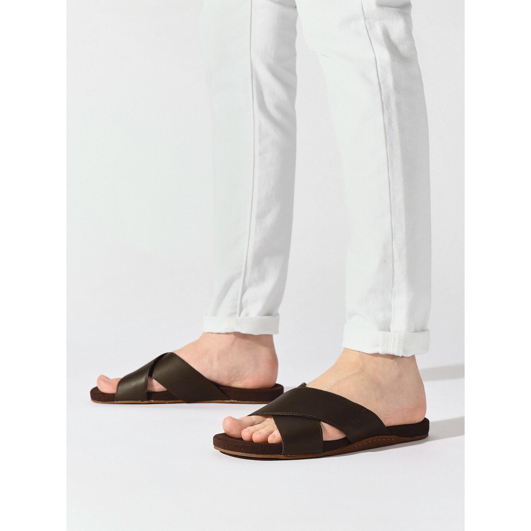 Timberland Чехли Seatonbay Crossstrapslide TB0A242D2001 Кафяв - Pepit.bg