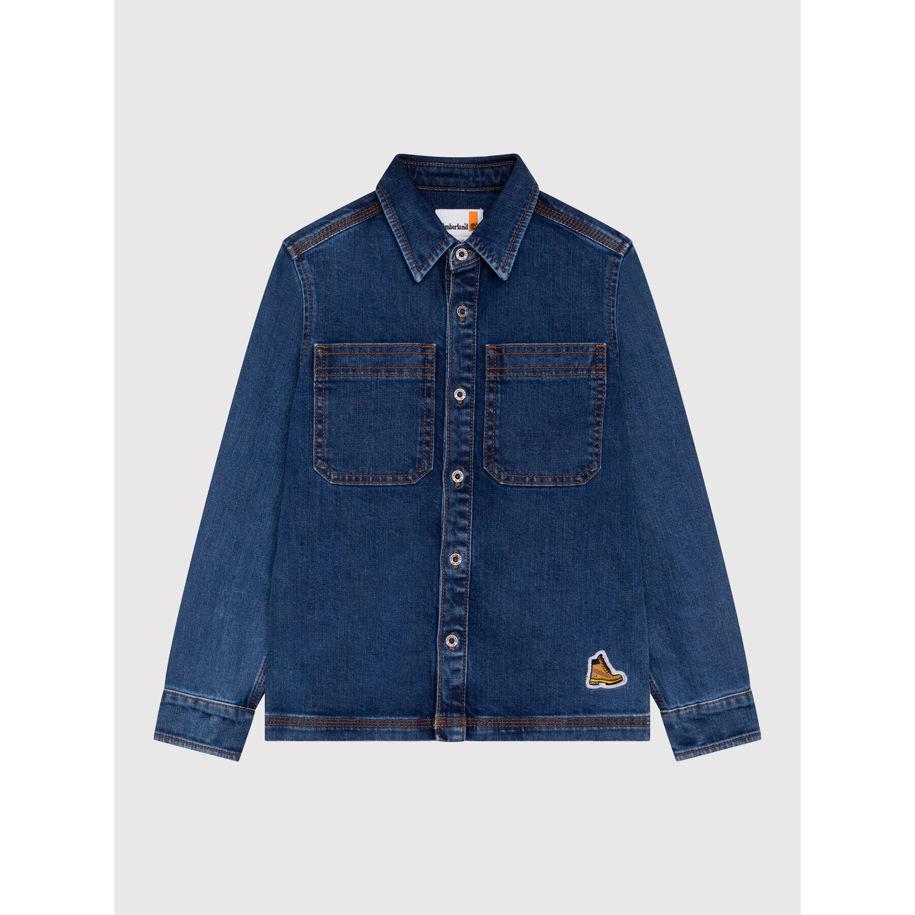 Timberland дънкова риза T25T52 M Син Regular Fit - Pepit.bg