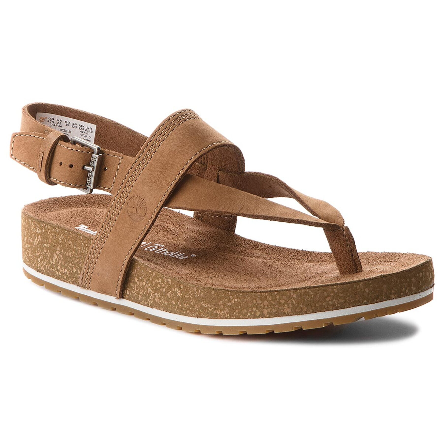 Timberland Джапанки Malibu Waves Thong A1PGA/TB0A1PGAF131 Кафяв - Pepit.bg