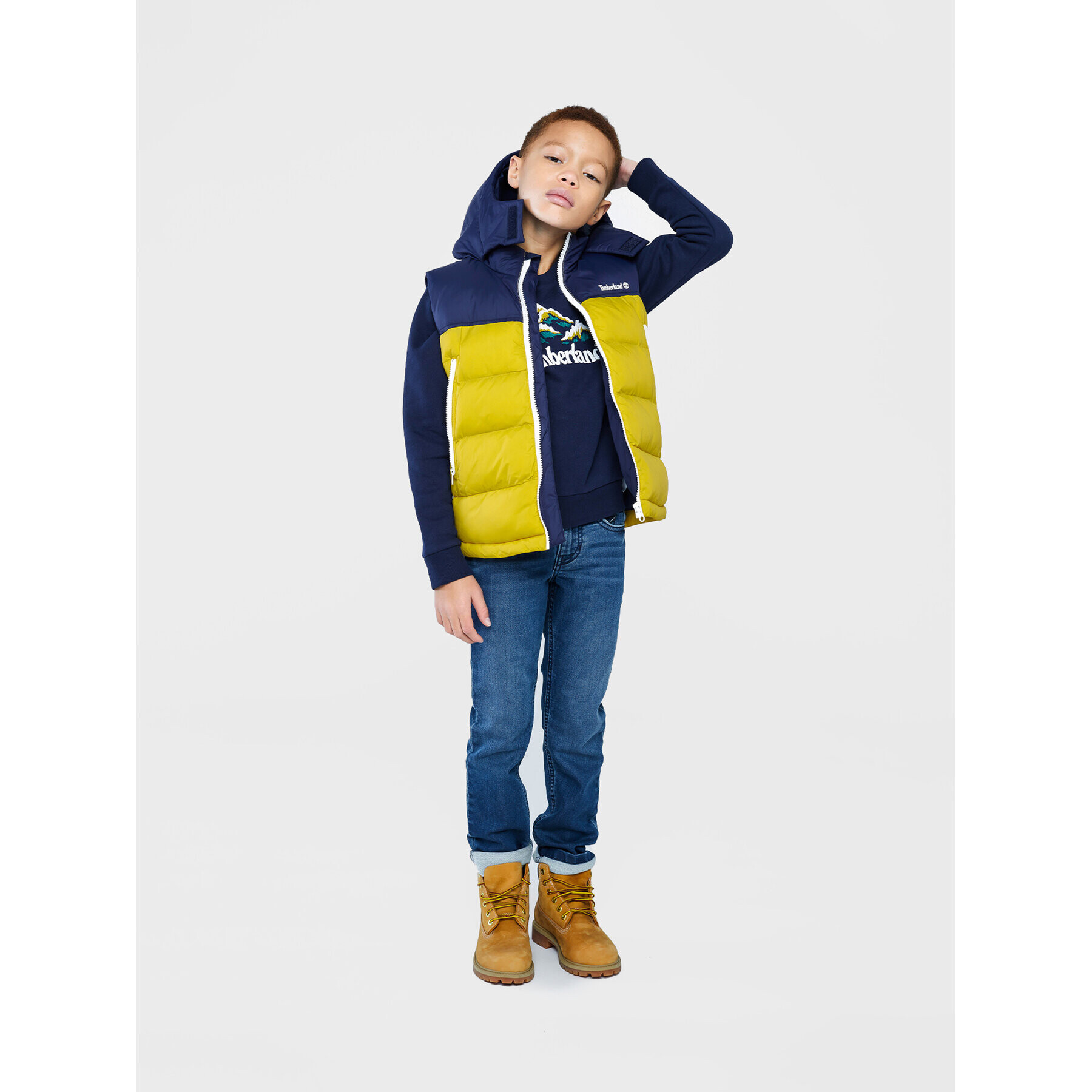 Timberland Елек T26574 M Жълт Regular Fit - Pepit.bg