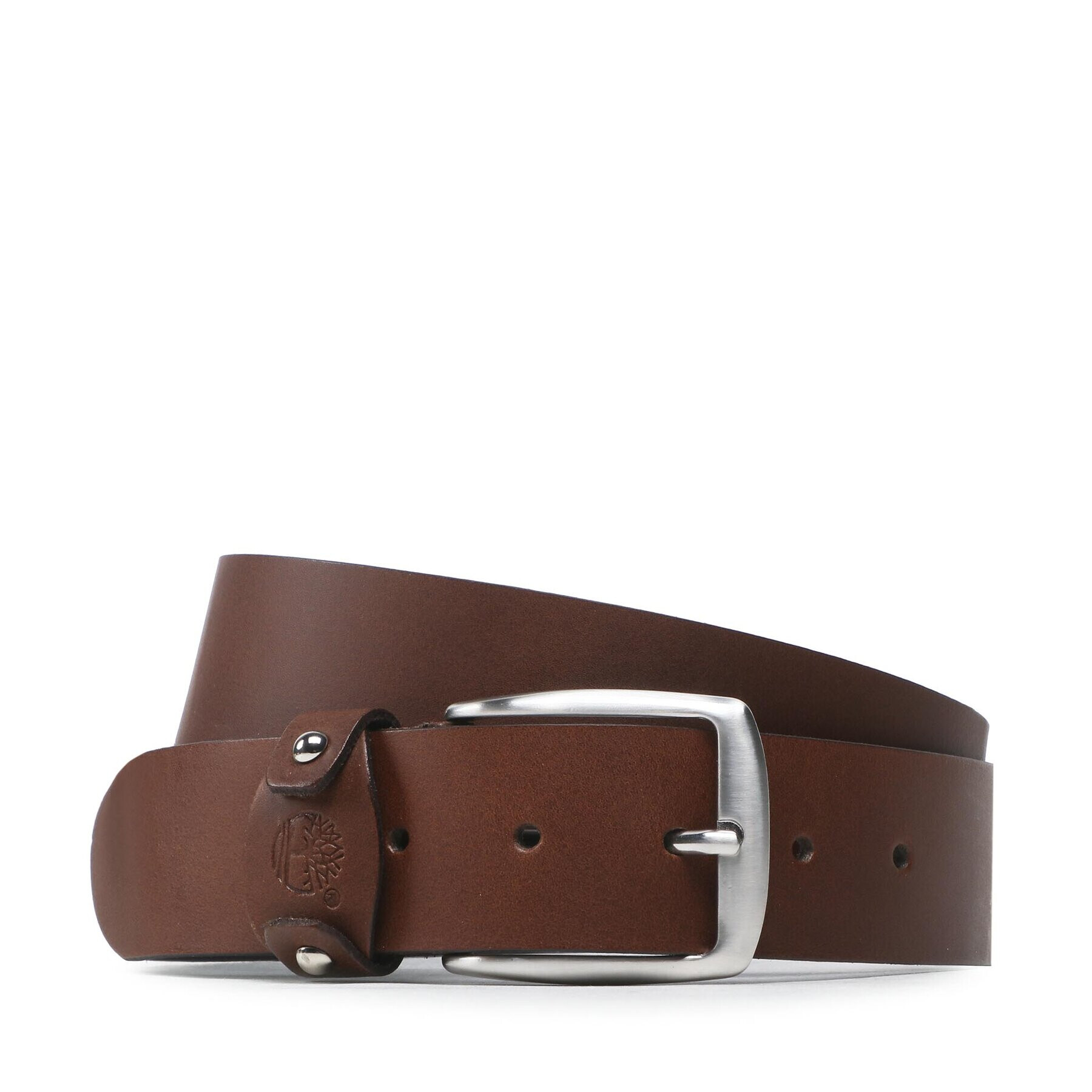 Timberland Мъжки колан 40Mm Loop Logo Belt TB0A1BY8 Кафяв - Pepit.bg