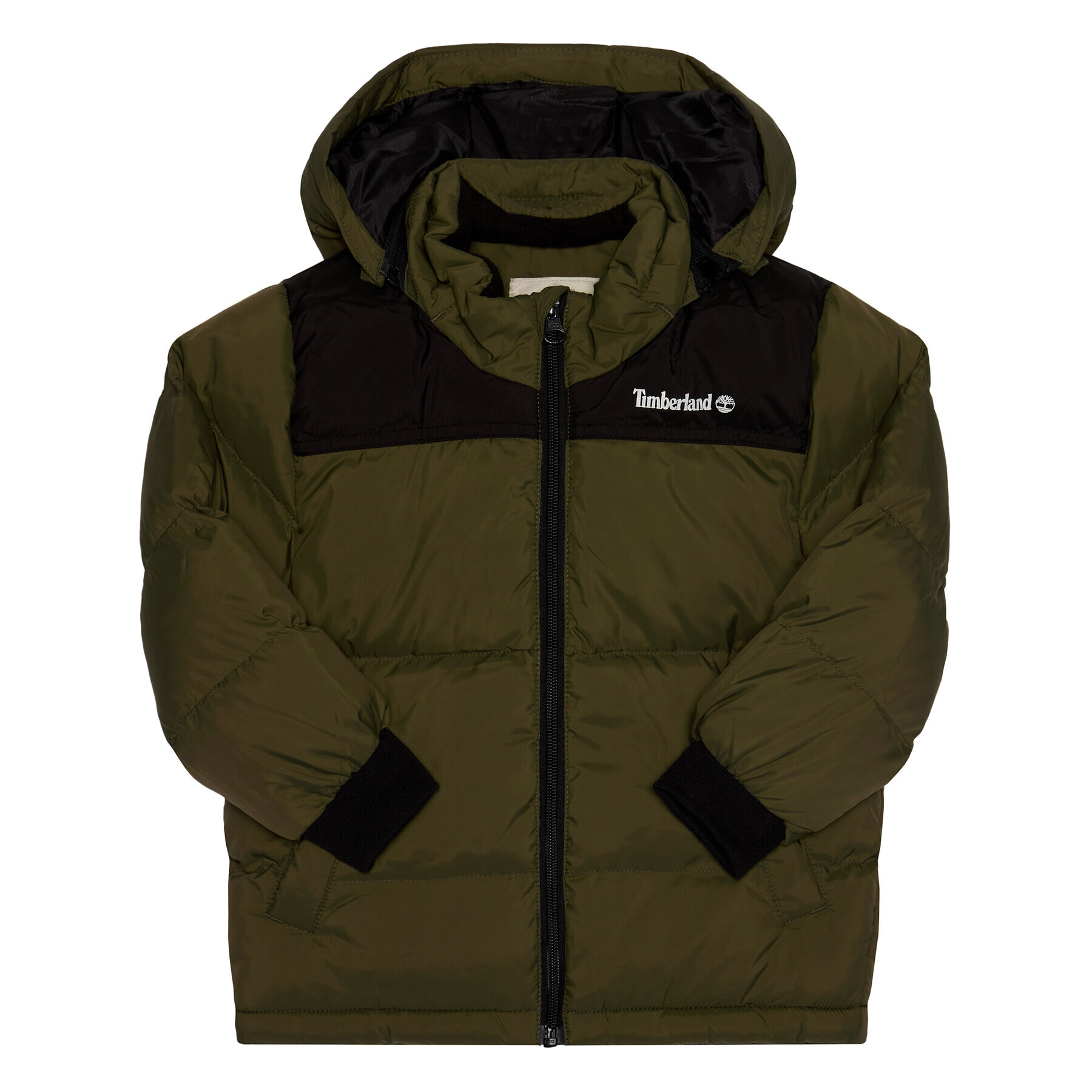 Timberland Пухено яке T26515 S Зелен Regular Fit - Pepit.bg