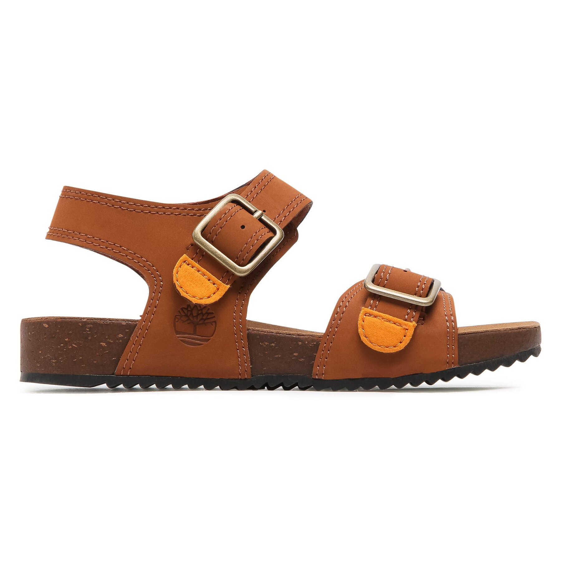 Timberland Сандали Castle Island 2 Strap TB0A427QF13 Кафяв - Pepit.bg