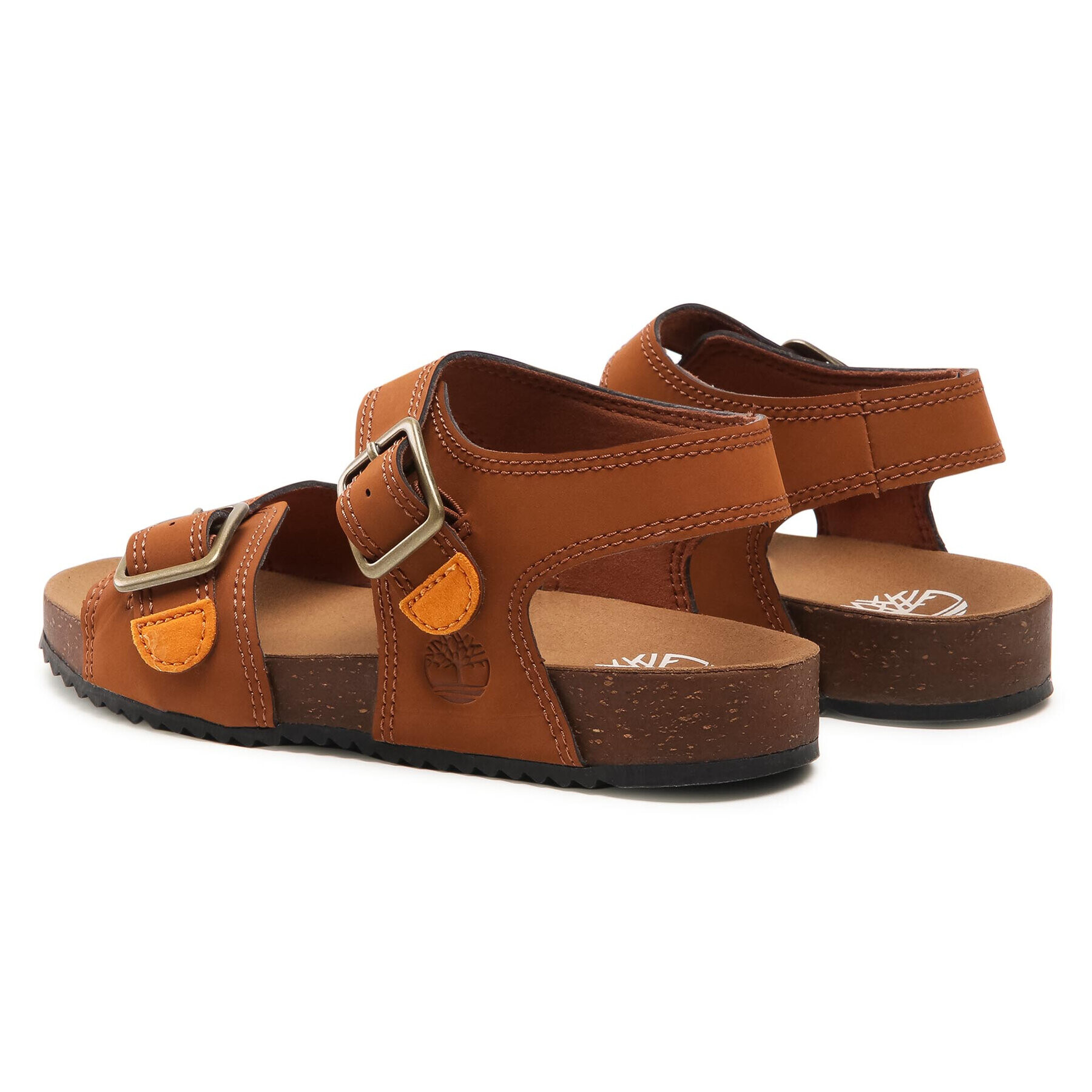 Timberland Сандали Castle Island 2 Strap TB0A427QF13 Кафяв - Pepit.bg