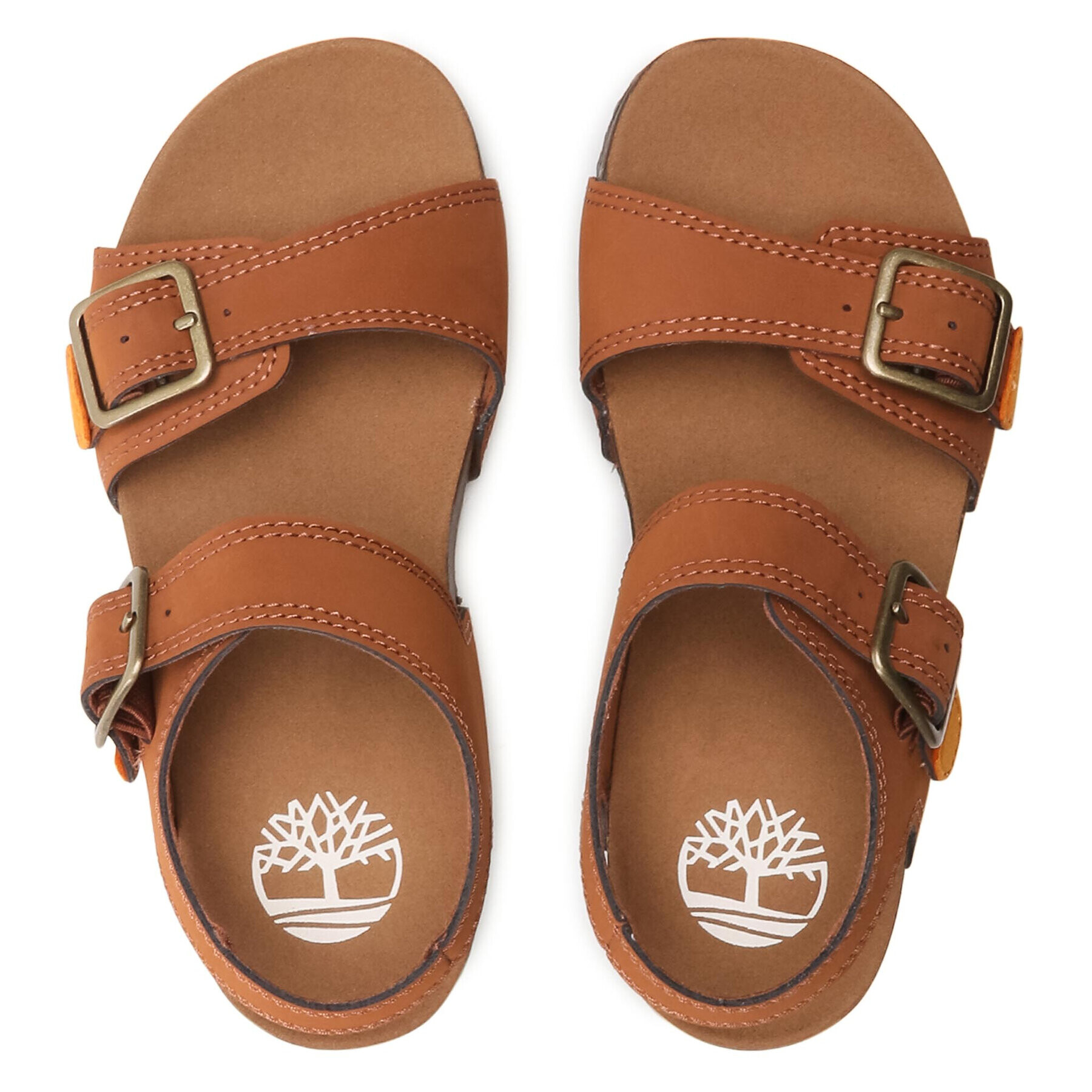 Timberland Сандали Castle Island 2 Strap TB0A427QF13 Кафяв - Pepit.bg