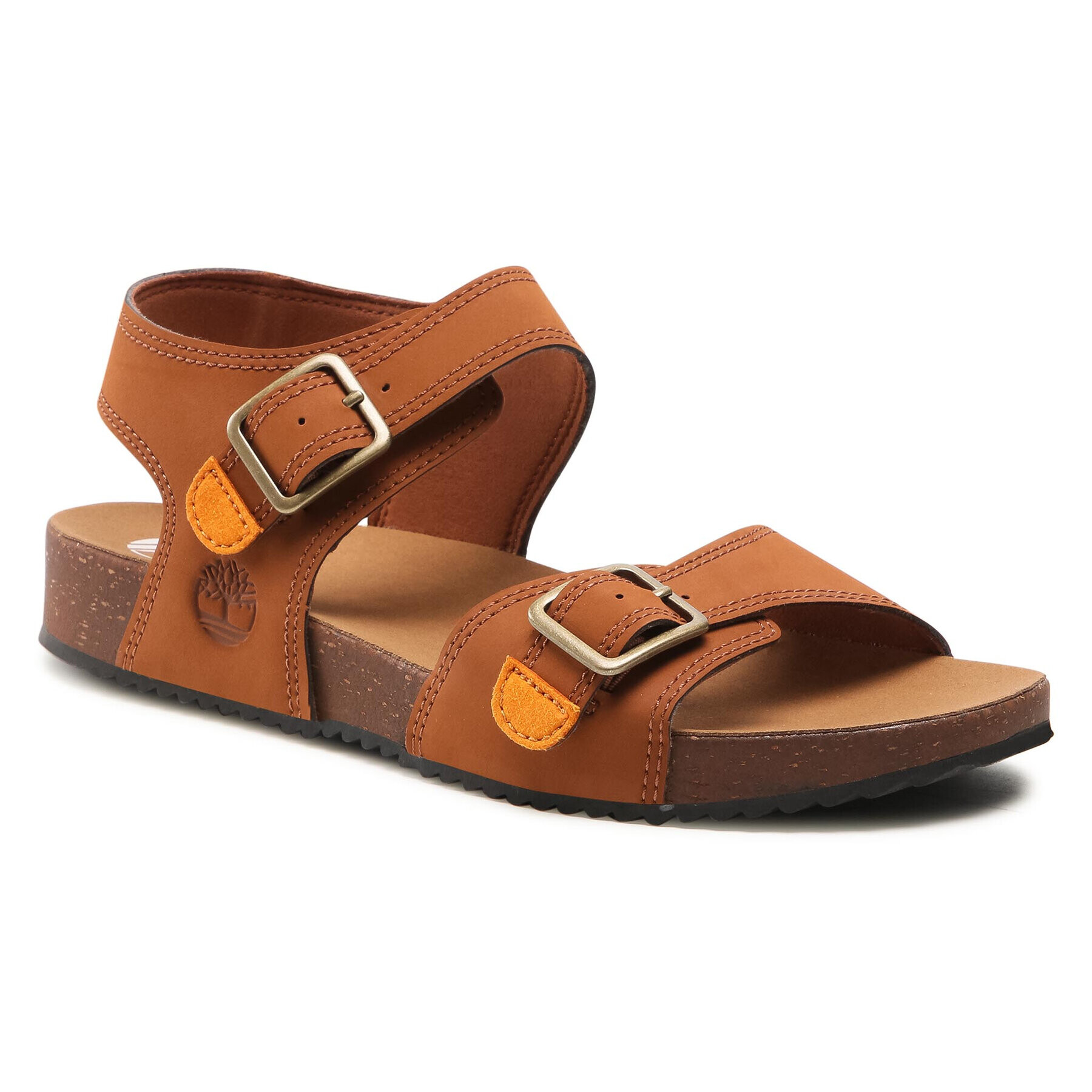 Timberland Сандали Castle Island 2 Strap TB0A4339F131 Кафяв - Pepit.bg