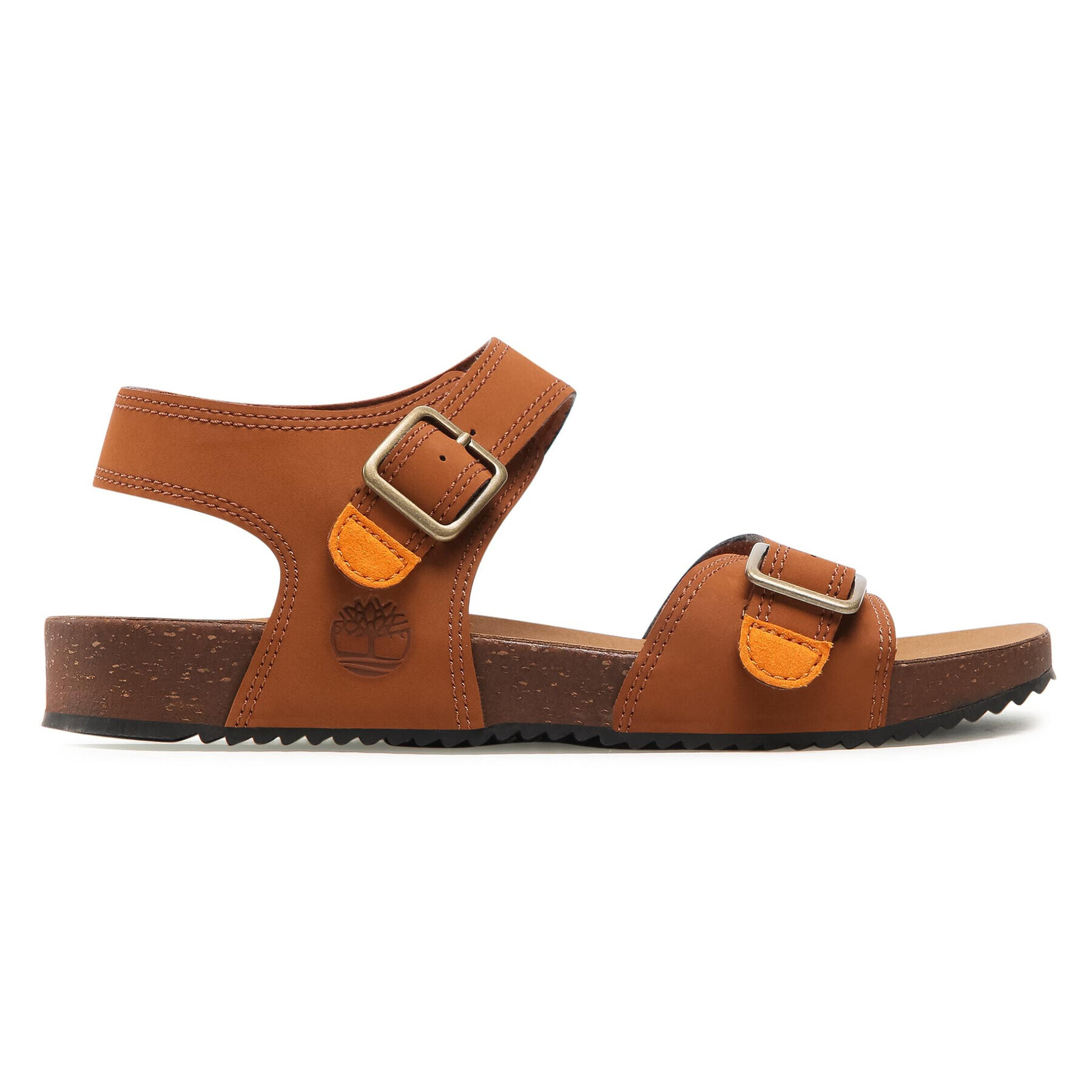 Timberland Сандали Castle Island 2 Strap TB0A4339F131 Кафяв - Pepit.bg