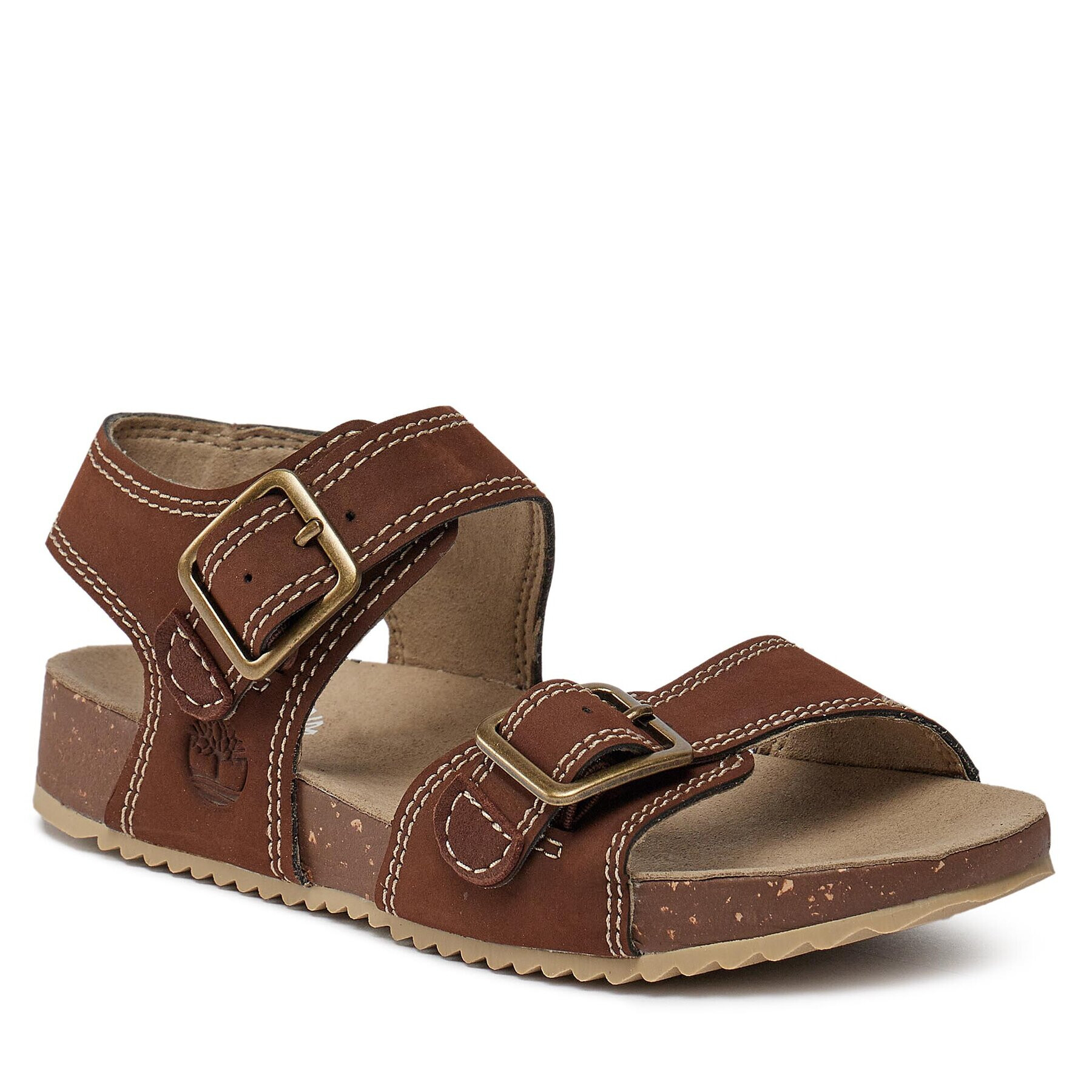 Timberland Сандали Castle Island 2 Strap TB0A5SZT9311 Кафяв - Pepit.bg