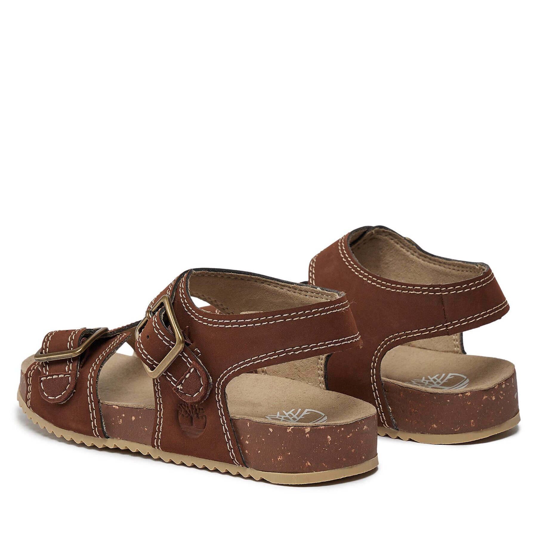 Timberland Сандали Castle Island 2 Strap TB0A5SZT9311 Кафяв - Pepit.bg