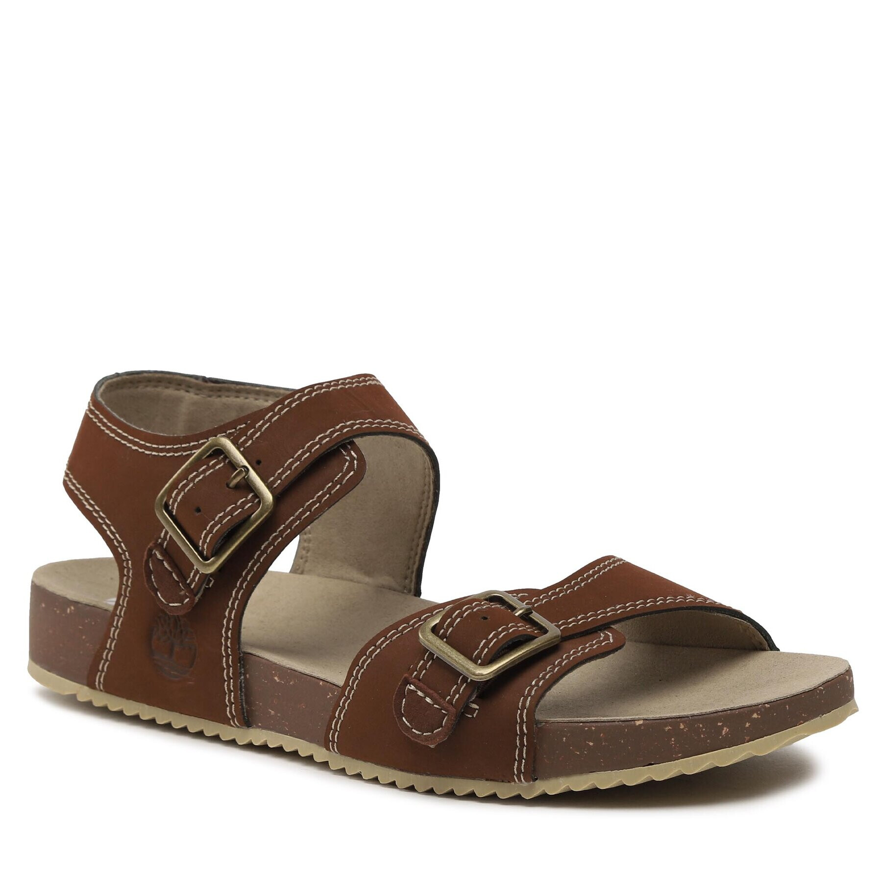 Timberland Сандали Castle Island 2 Strap TB0A5WGH9311 Кафяв - Pepit.bg
