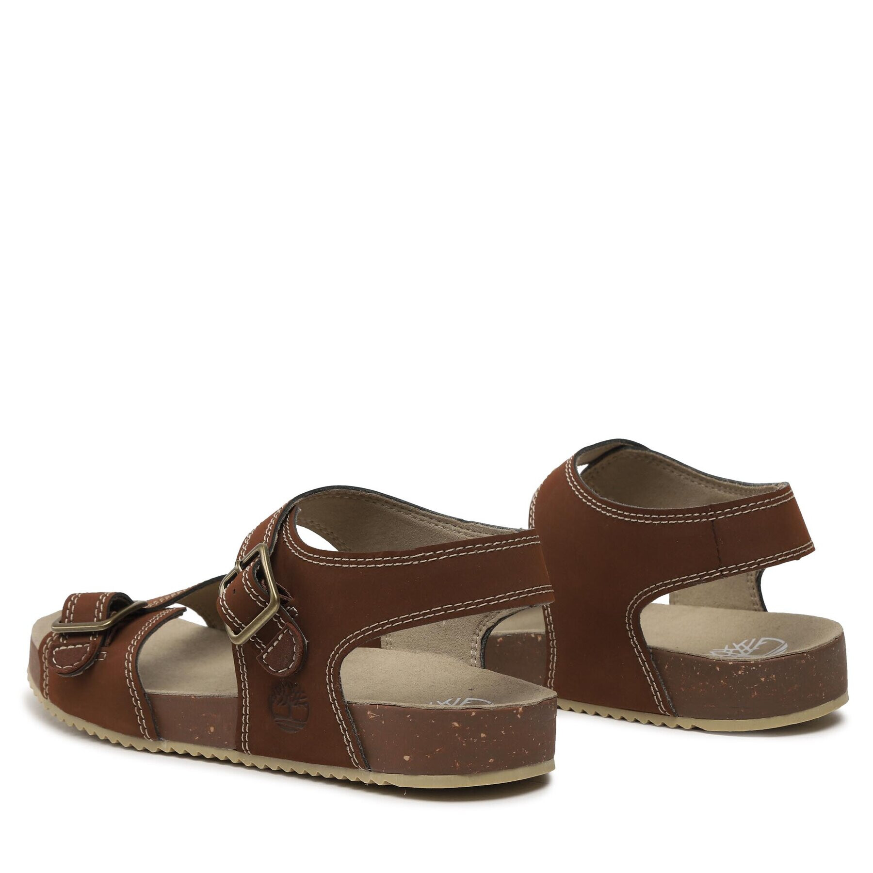 Timberland Сандали Castle Island 2 Strap TB0A5WGH9311 Кафяв - Pepit.bg