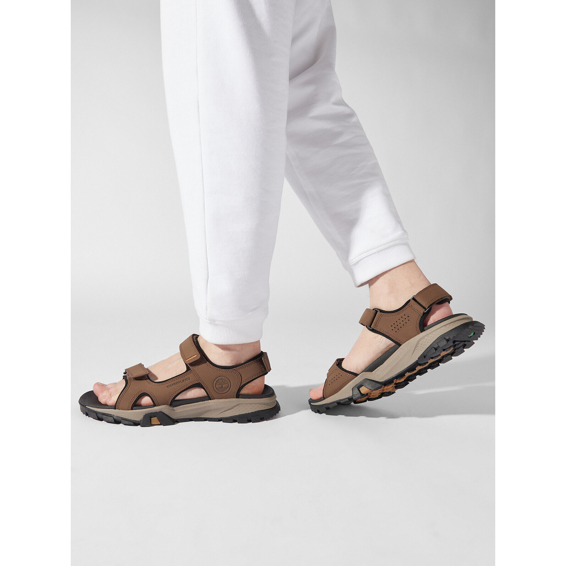 Timberland Сандали Lincoln Peak Strap Sandal TB0A5T489681 Кафяв - Pepit.bg