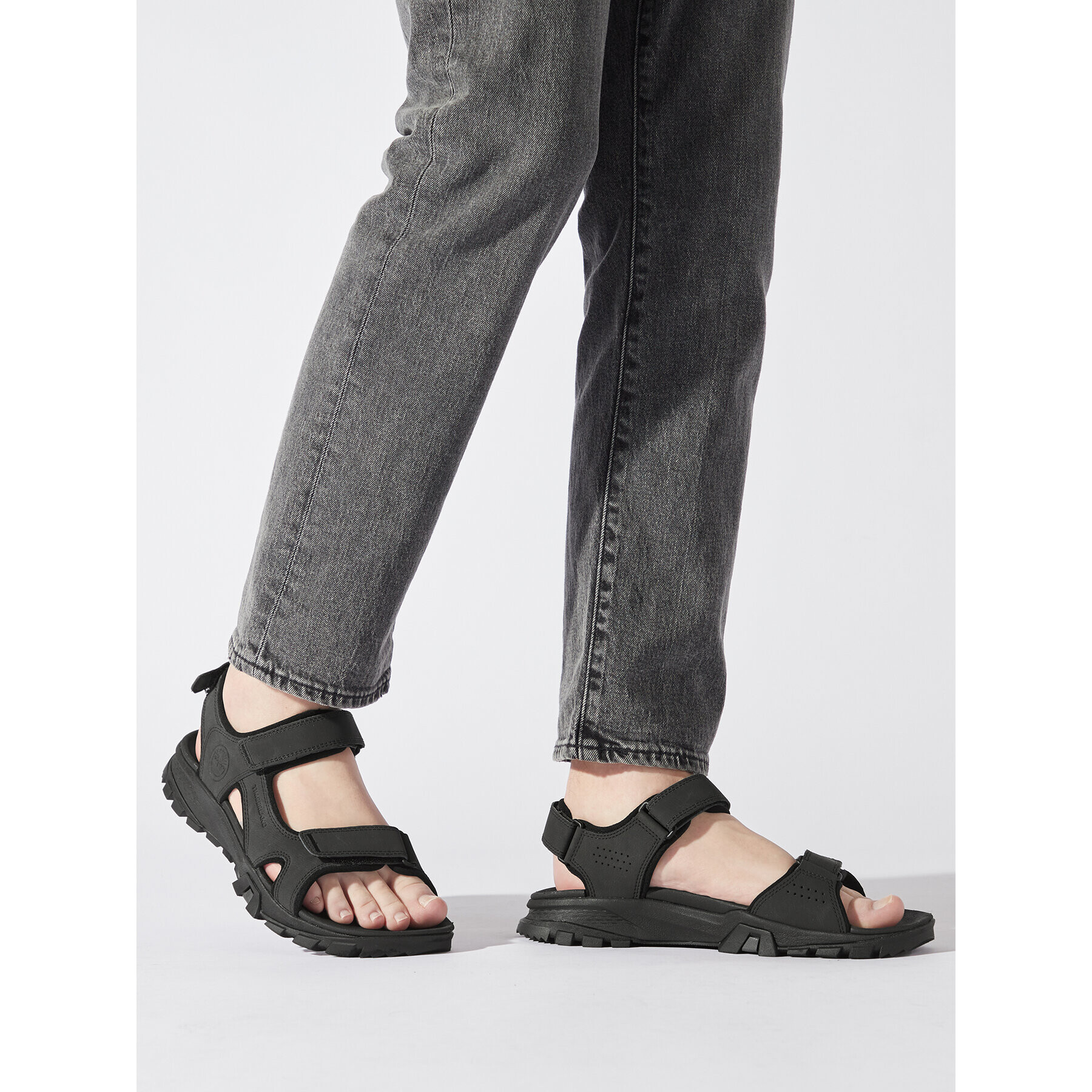 Timberland Сандали Lincoln Peak Strap Sandal TB0A5T5G0151 Черен - Pepit.bg