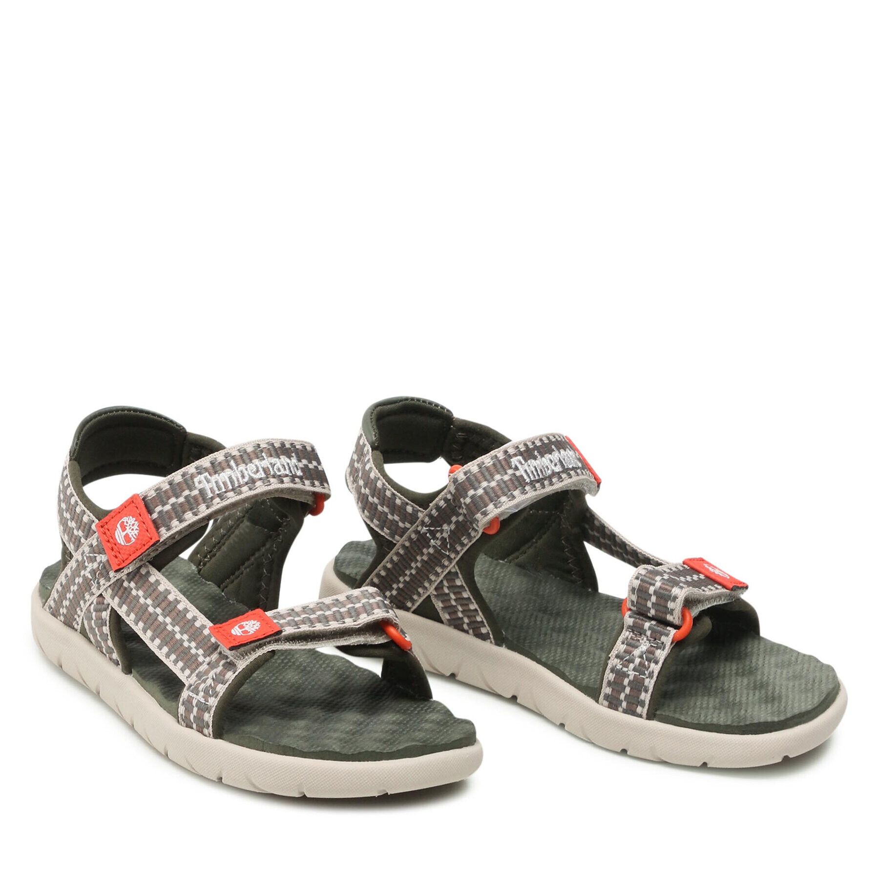 Timberland Сандали Perkins Row Webbing Sndl TB0A2ARJA58 Зелен - Pepit.bg