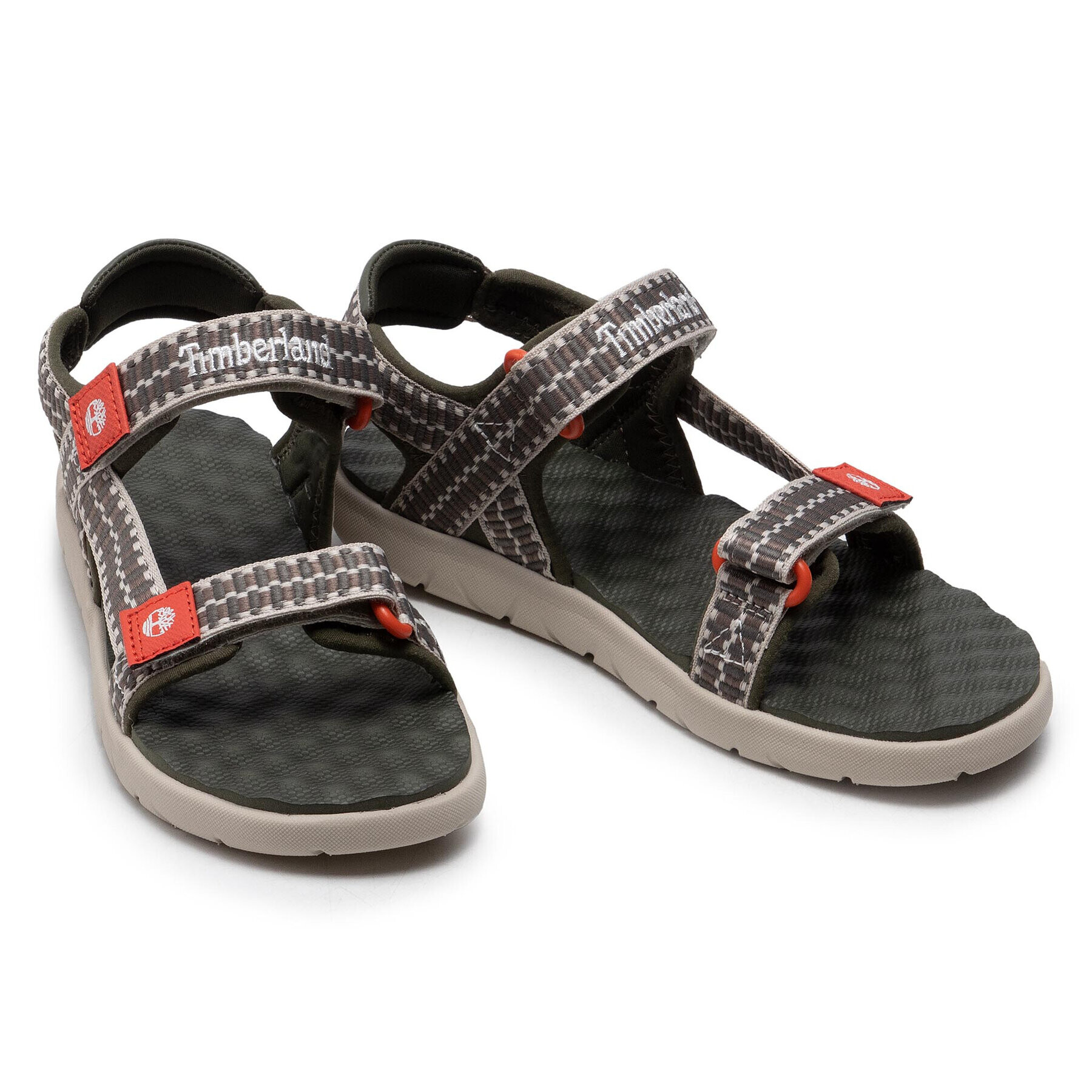 Timberland Сандали Perkins Row Webbing Sndl TB0A2BUAA58 Зелен - Pepit.bg