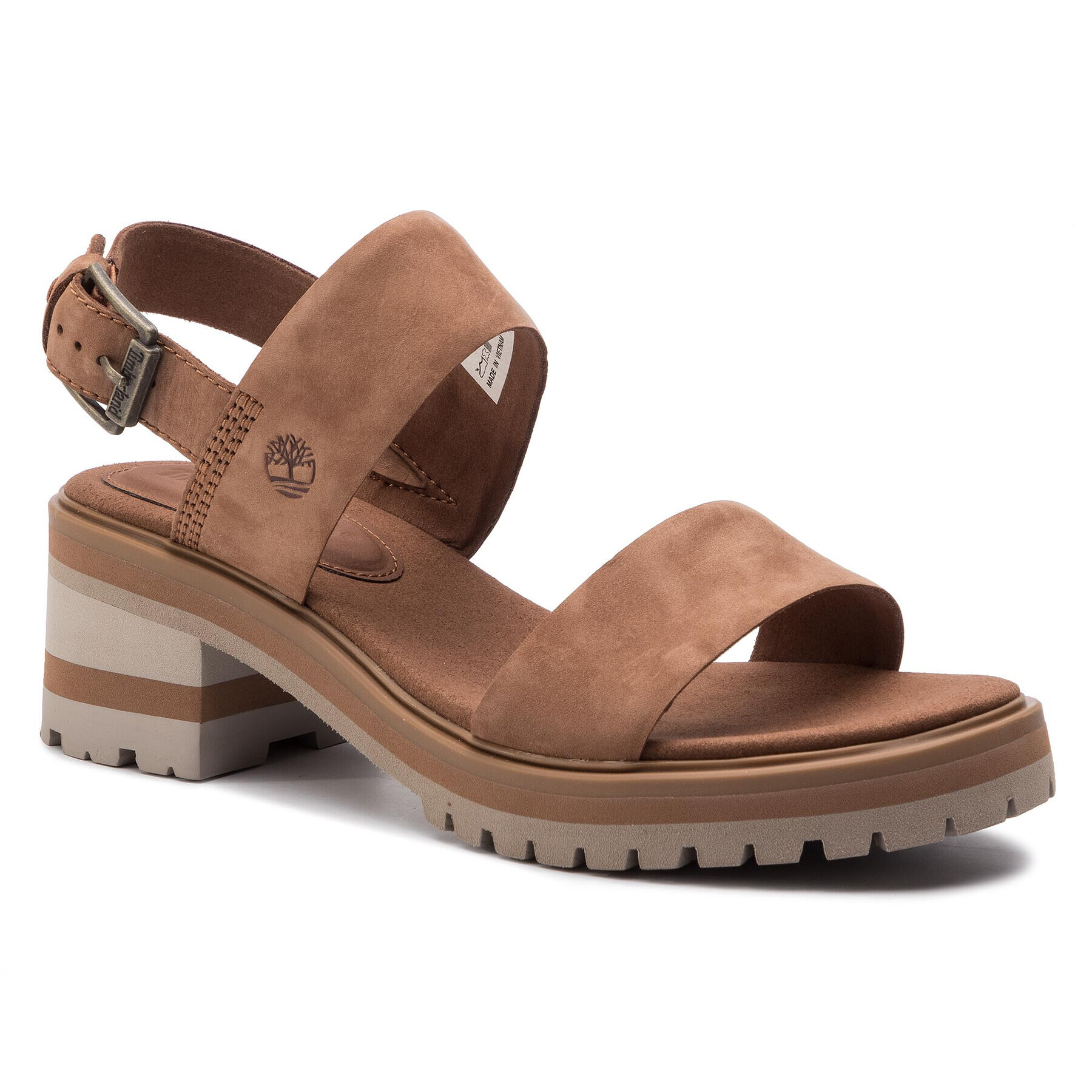 Timberland Сандали Violet Marsh 2 Band Sandal TB0A1VR2F131 Кафяв - Pepit.bg