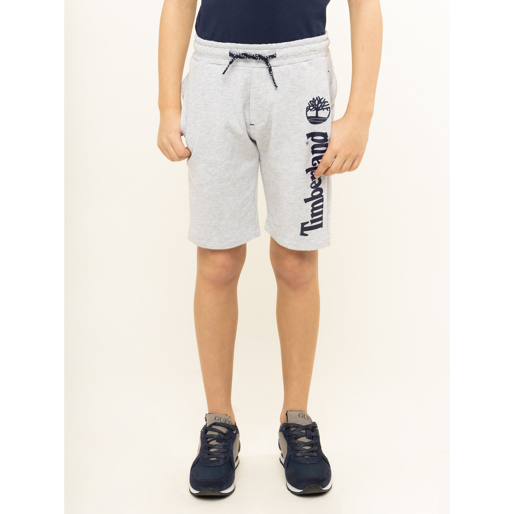 Timberland Шорти от плат T24P04 Сив Regular Fit - Pepit.bg