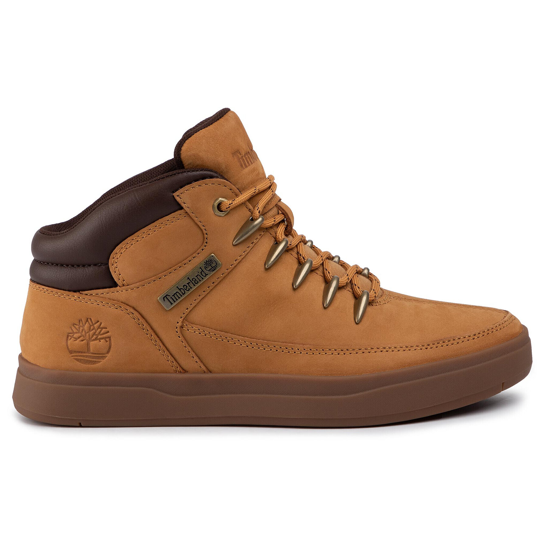 Timberland Сникърси Davis Square Mid Hiker TB0A1UZV7541 Кафяв - Pepit.bg