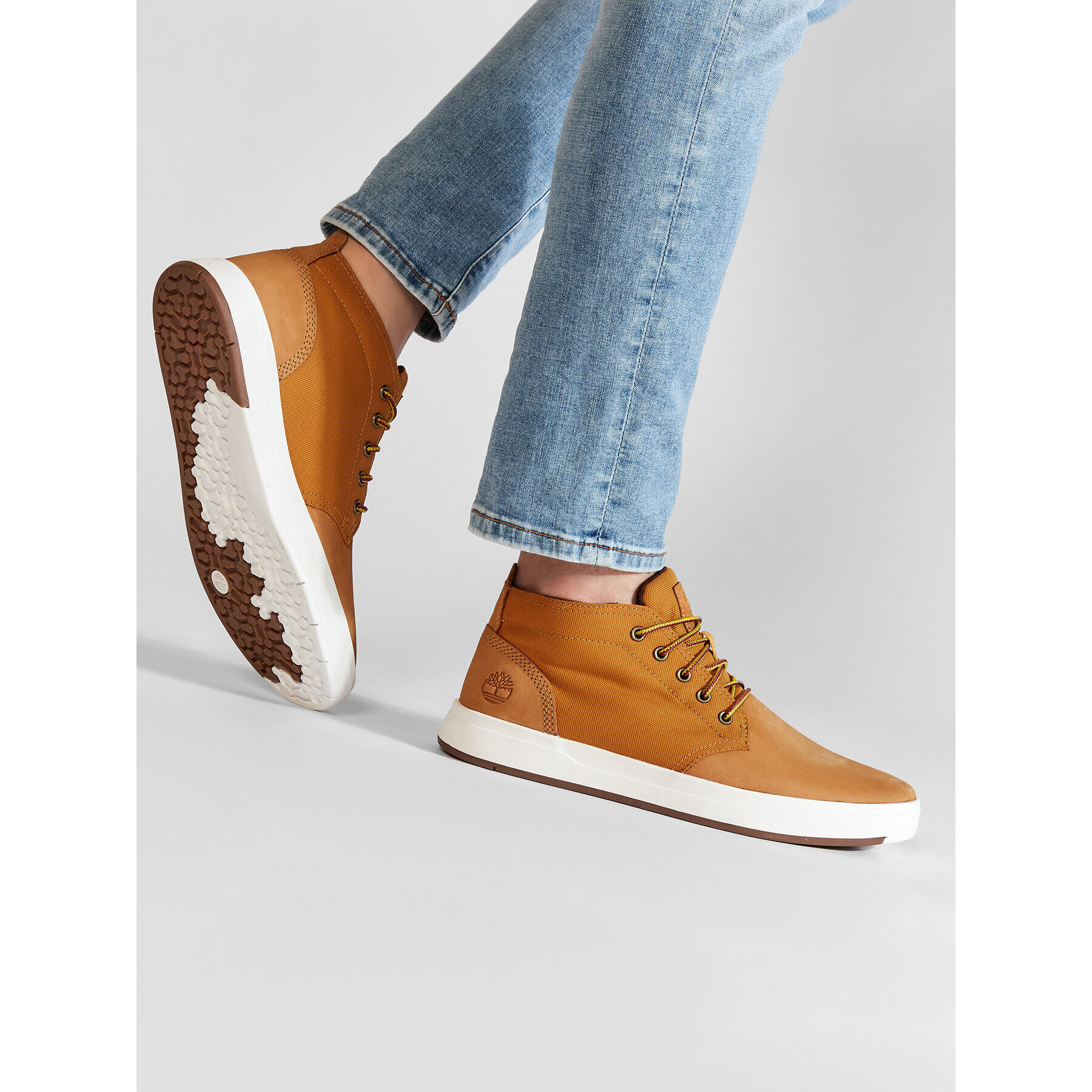 Timberland Сникърси Davis Square TB0A1OI32311 Кафяв - Pepit.bg