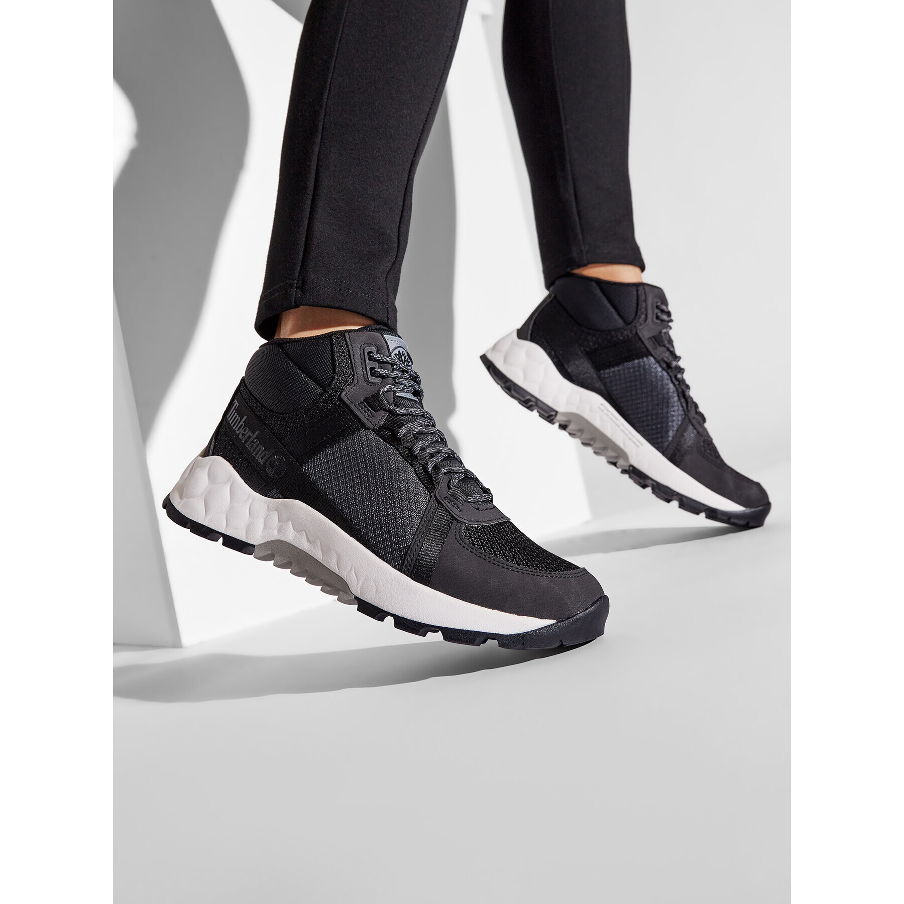 Timberland Сникърси Solar Wave Lt Mid Blk TB0A2HKM0151 Черен - Pepit.bg