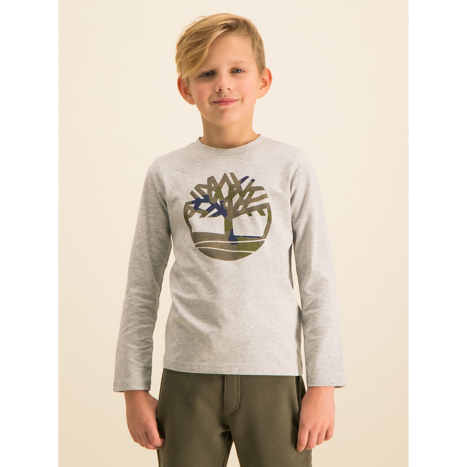 Timberland Суитшърт T25Q21 S Сив Regular Fit - Pepit.bg