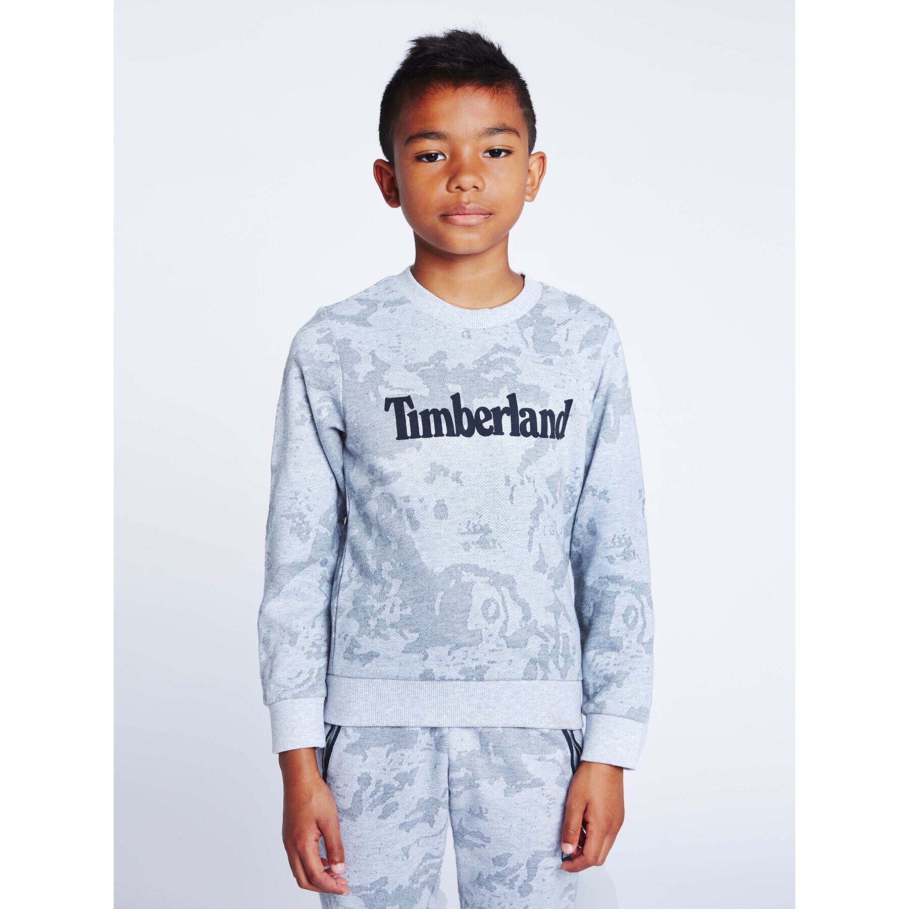 Timberland Суитшърт T25U10 D Сив Regular Fit - Pepit.bg