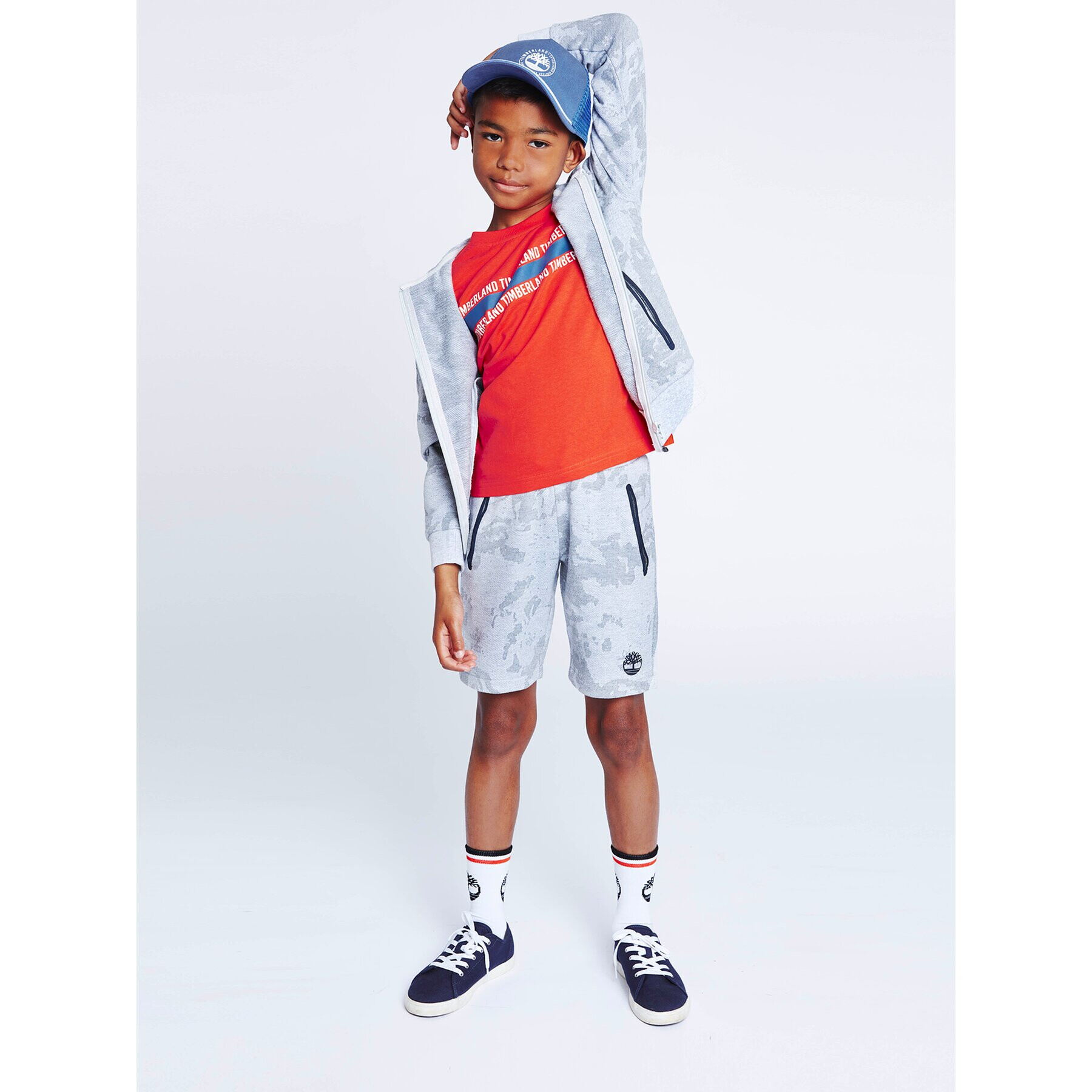 Timberland Суитшърт T25U15 S Сив Regular Fit - Pepit.bg